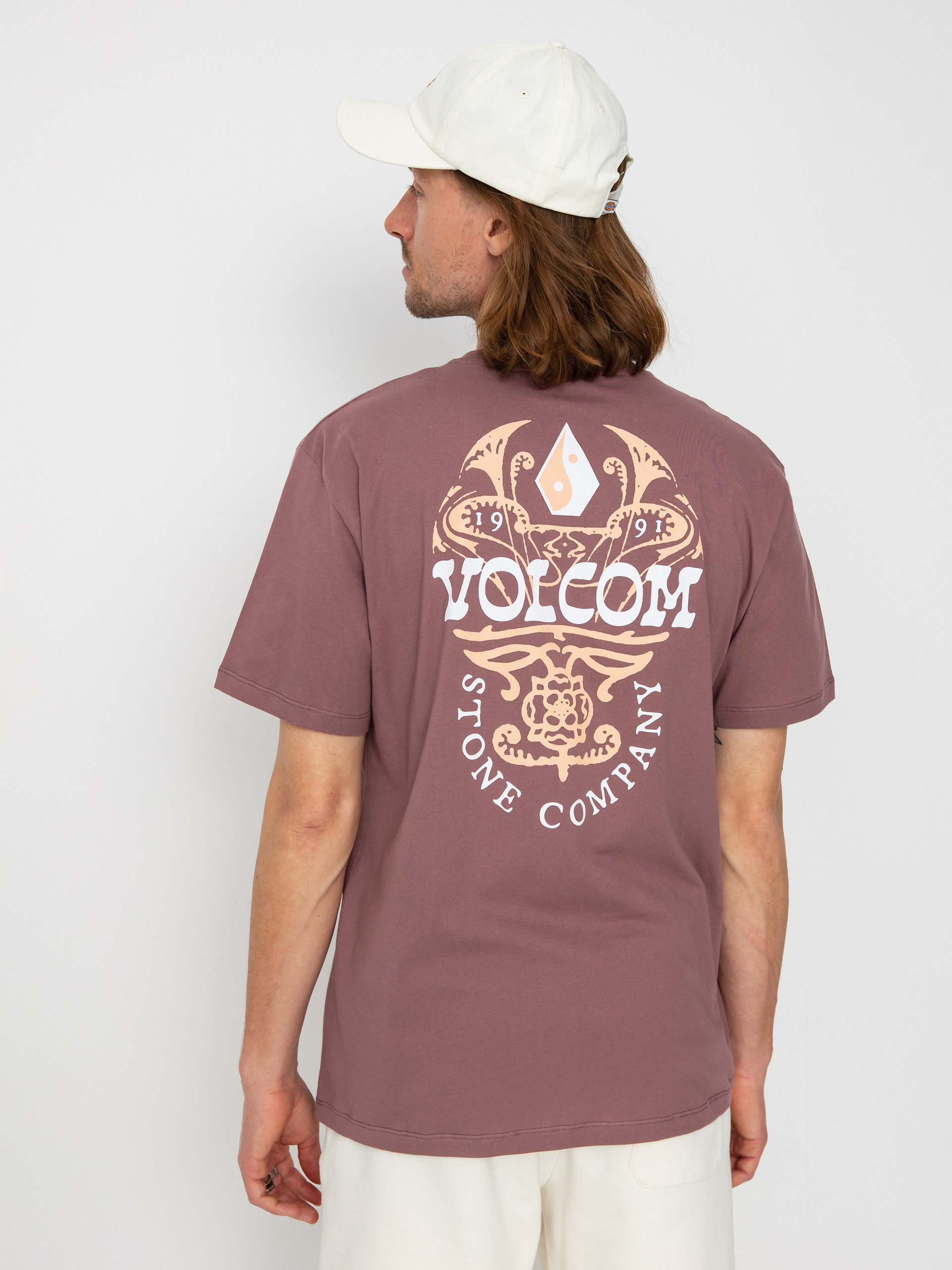 T-shirt Volcom Zenner Bsc (bordeaux brown)