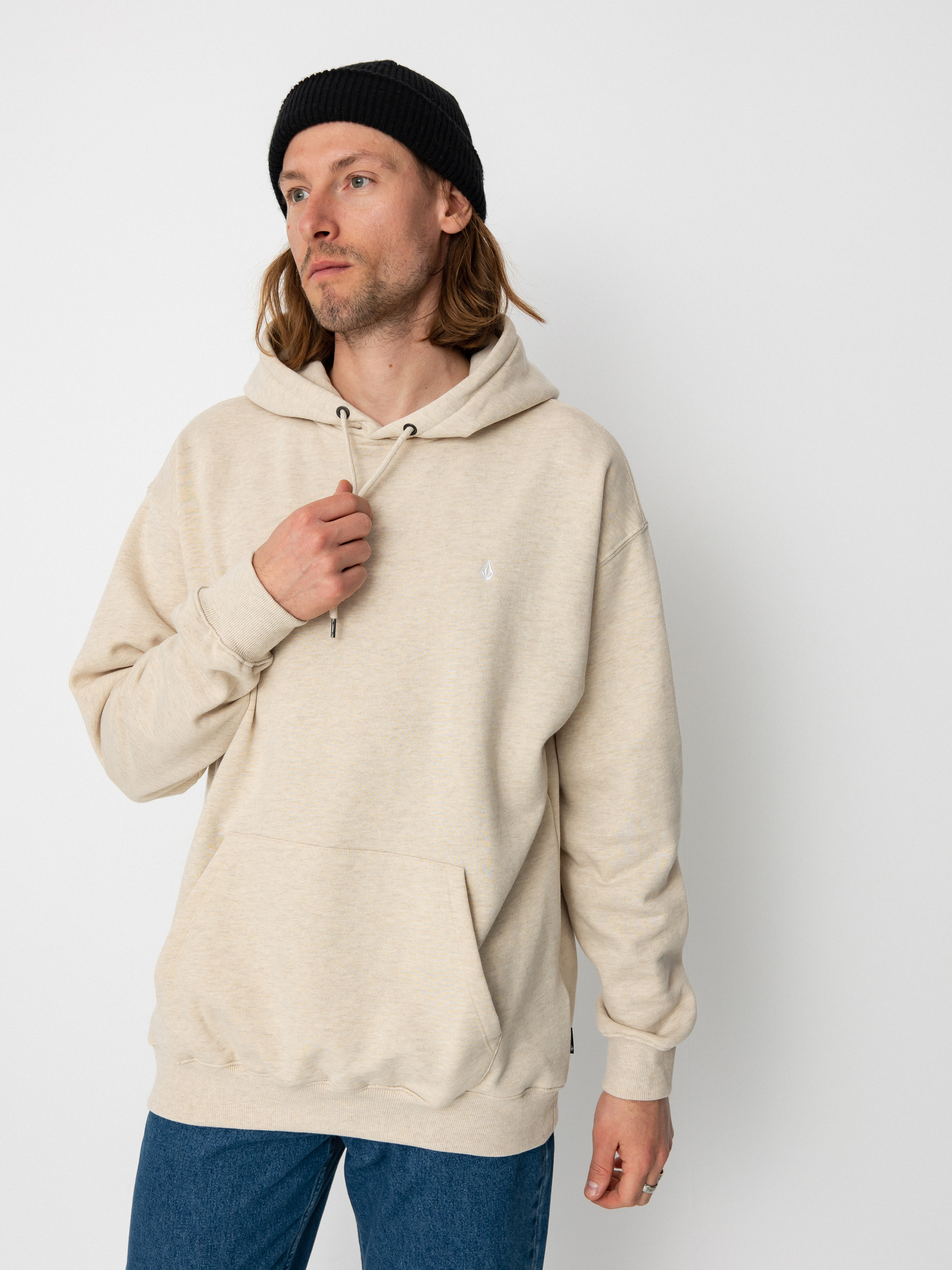 Bluza z kapturem Volcom Single Stone HD (whitecap grey)
