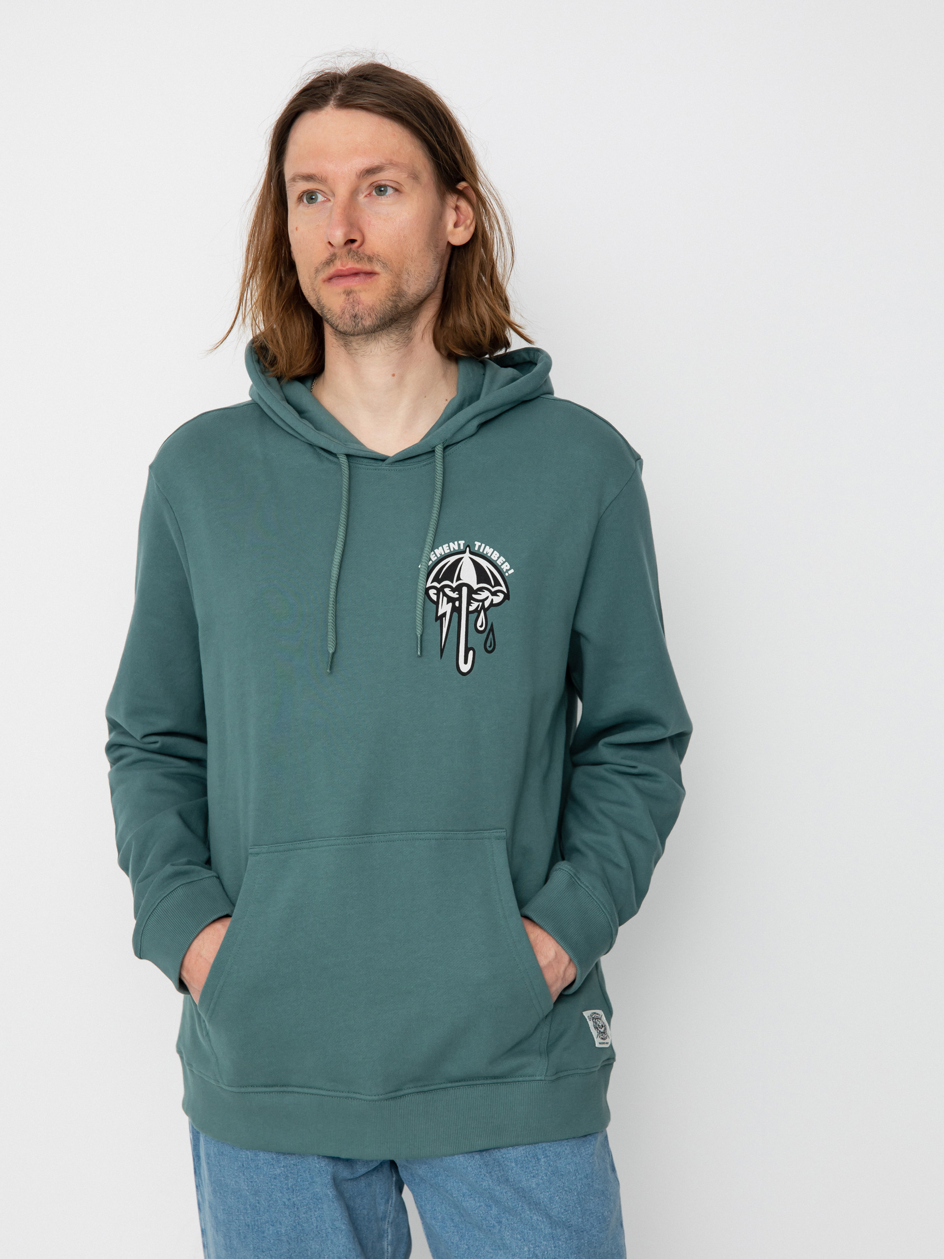 Bluza z kapturem Element Angry Clouds HD (north atlantic)