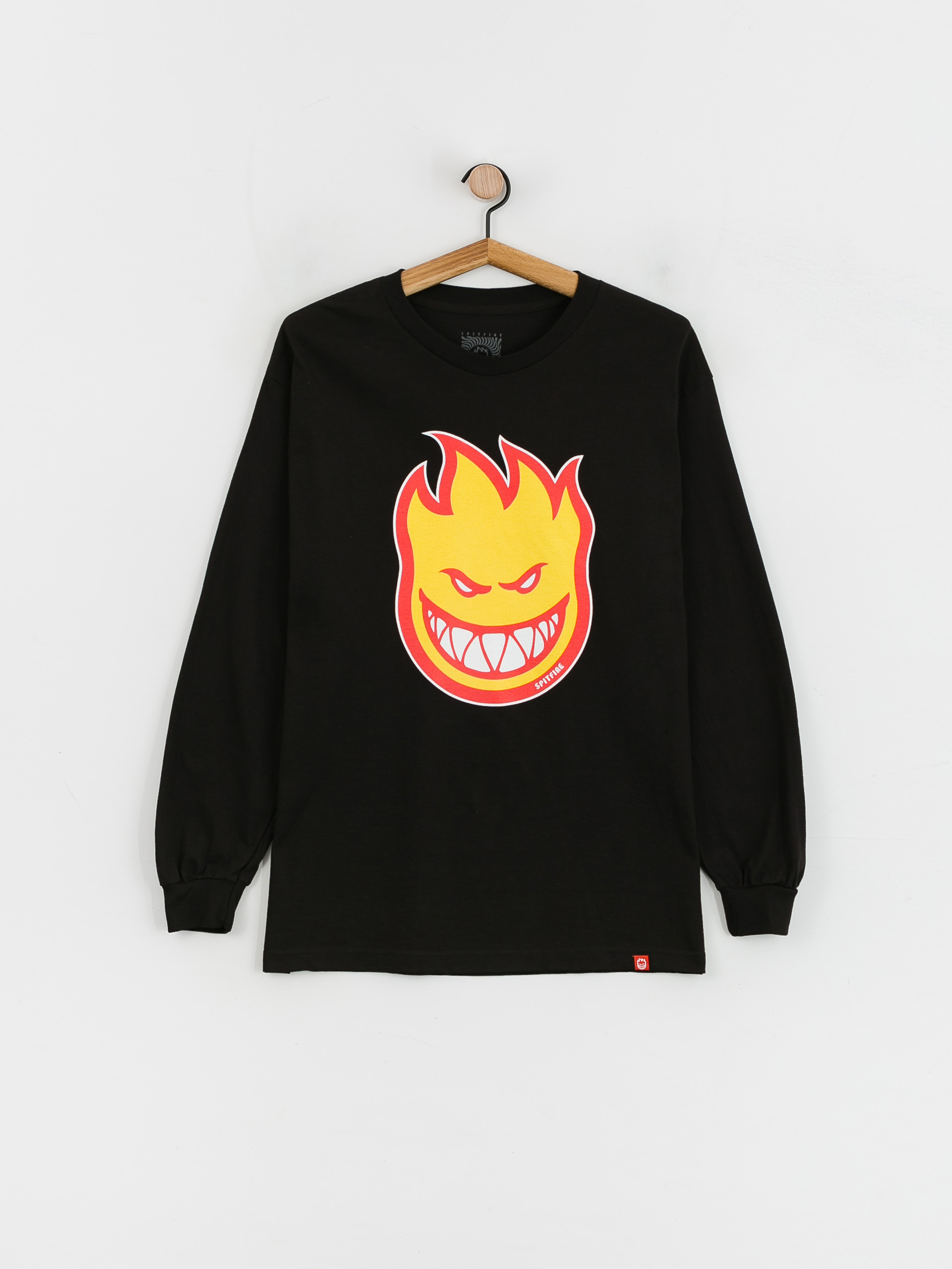 Longsleeve Spitfire Bighead Fl (black/gold/red)