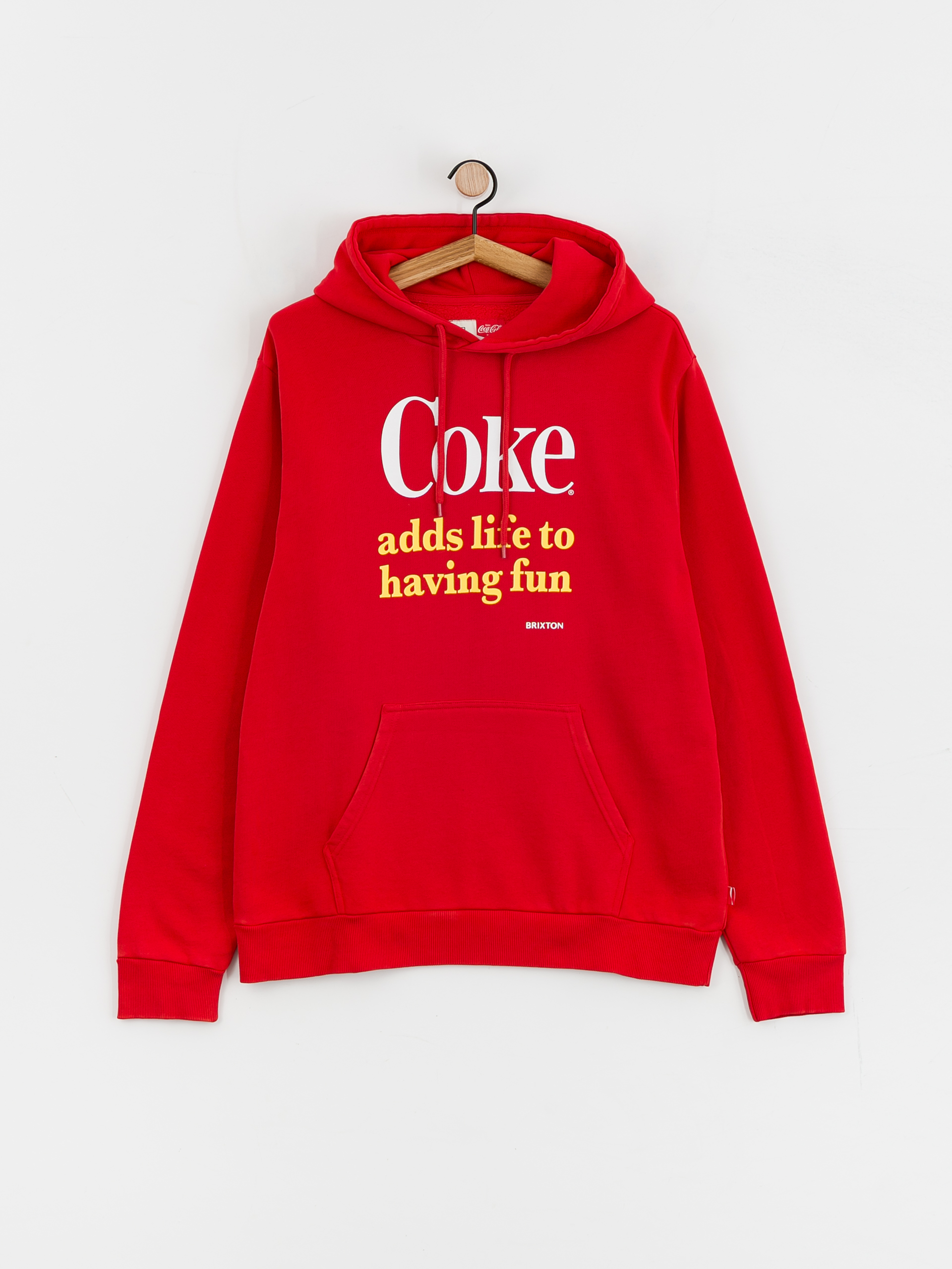 Bluza z kapturem Brixton Coca-Cola Having Fun HD (cokered)