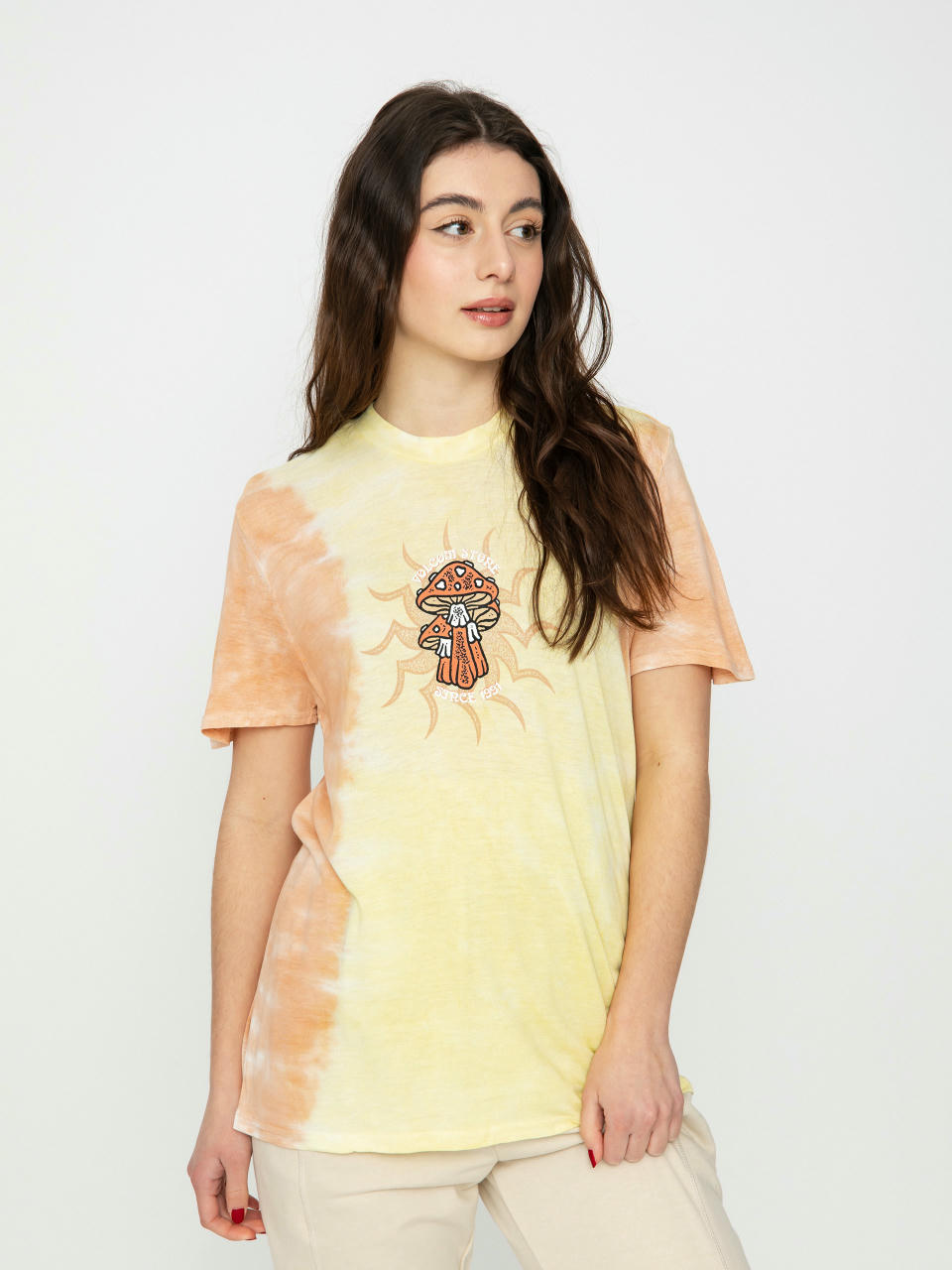 T-shirt Volcom Tern N Bern Wmn (citron)