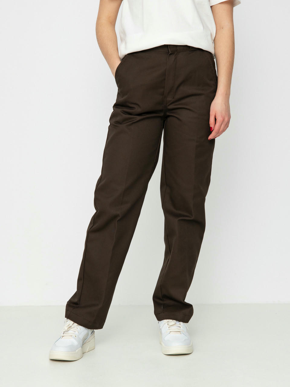 Spodnie Dickies Elizaville Wmn (dark brown)