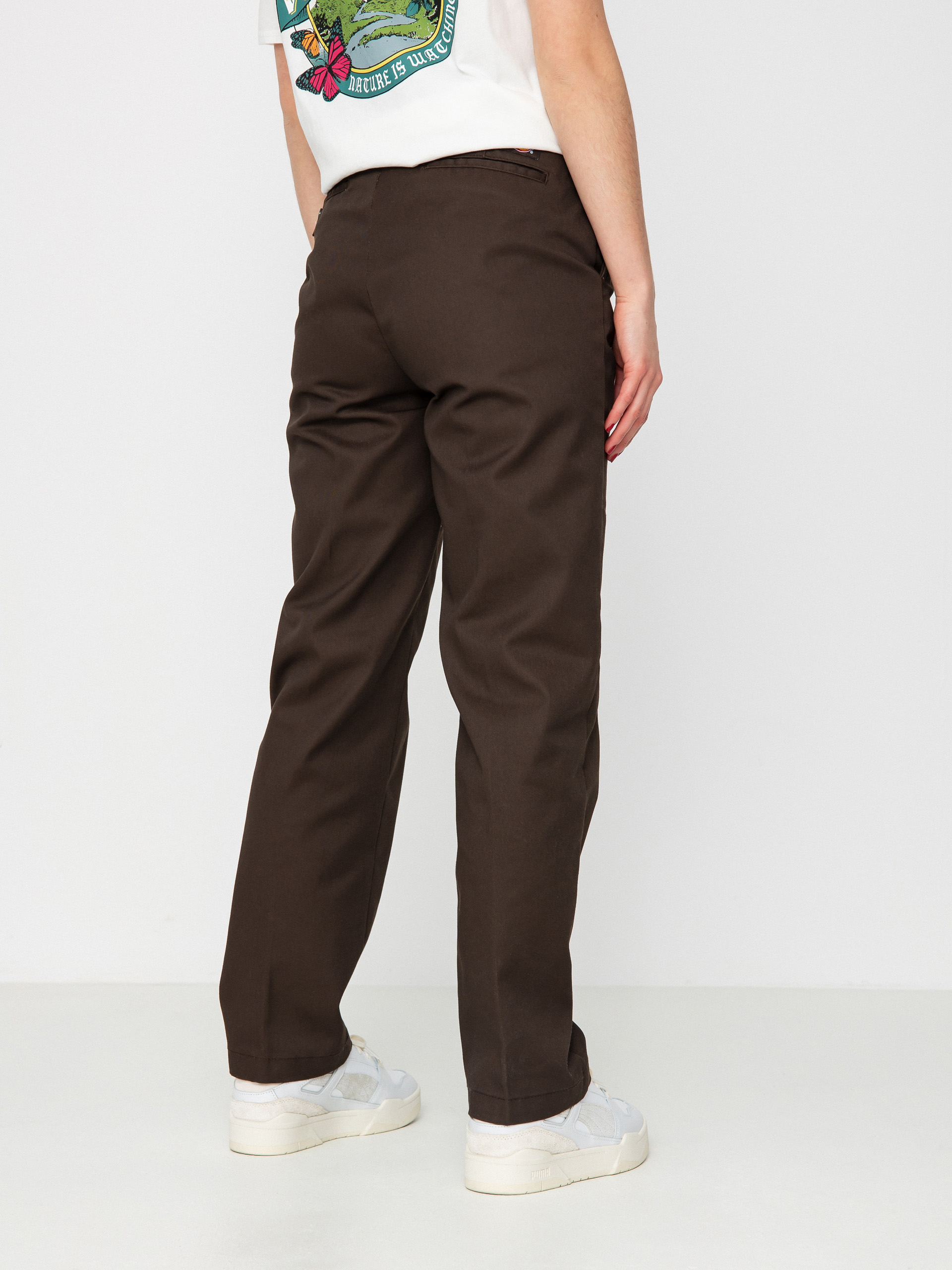 Spodnie Dickies Elizaville Wmn (dark brown)