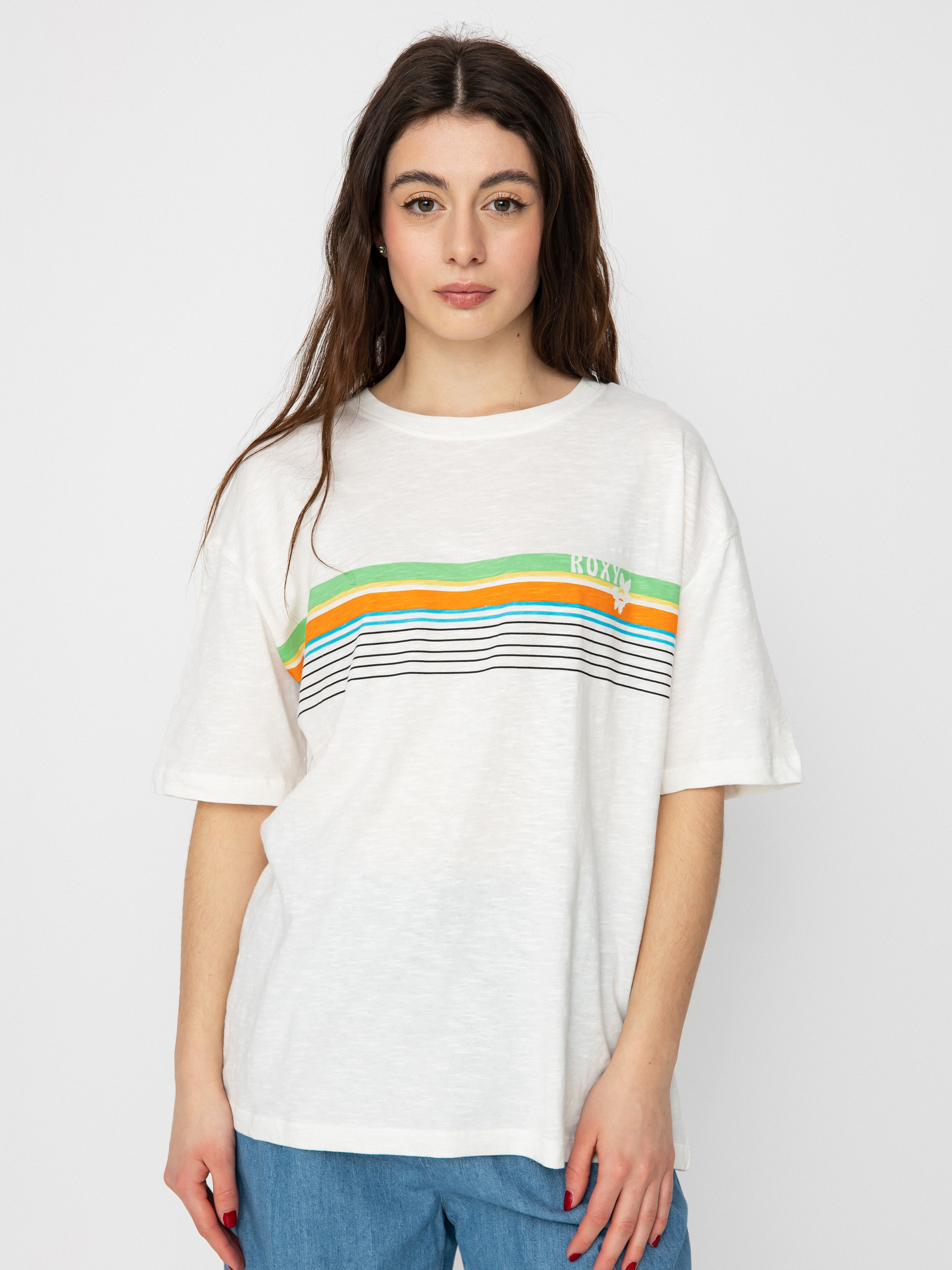 T-shirt Roxy Vibrations Beach Wmn (snow white)