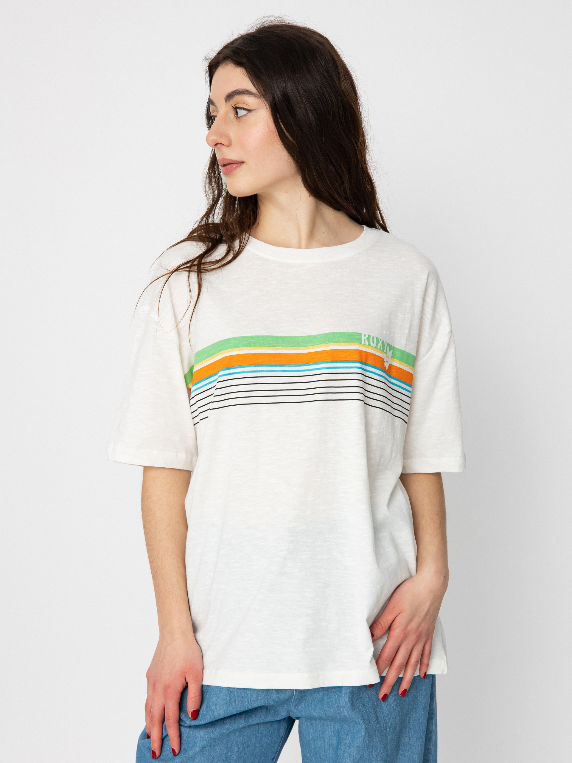 T-shirt Roxy Vibrations Beach Wmn (snow white)
