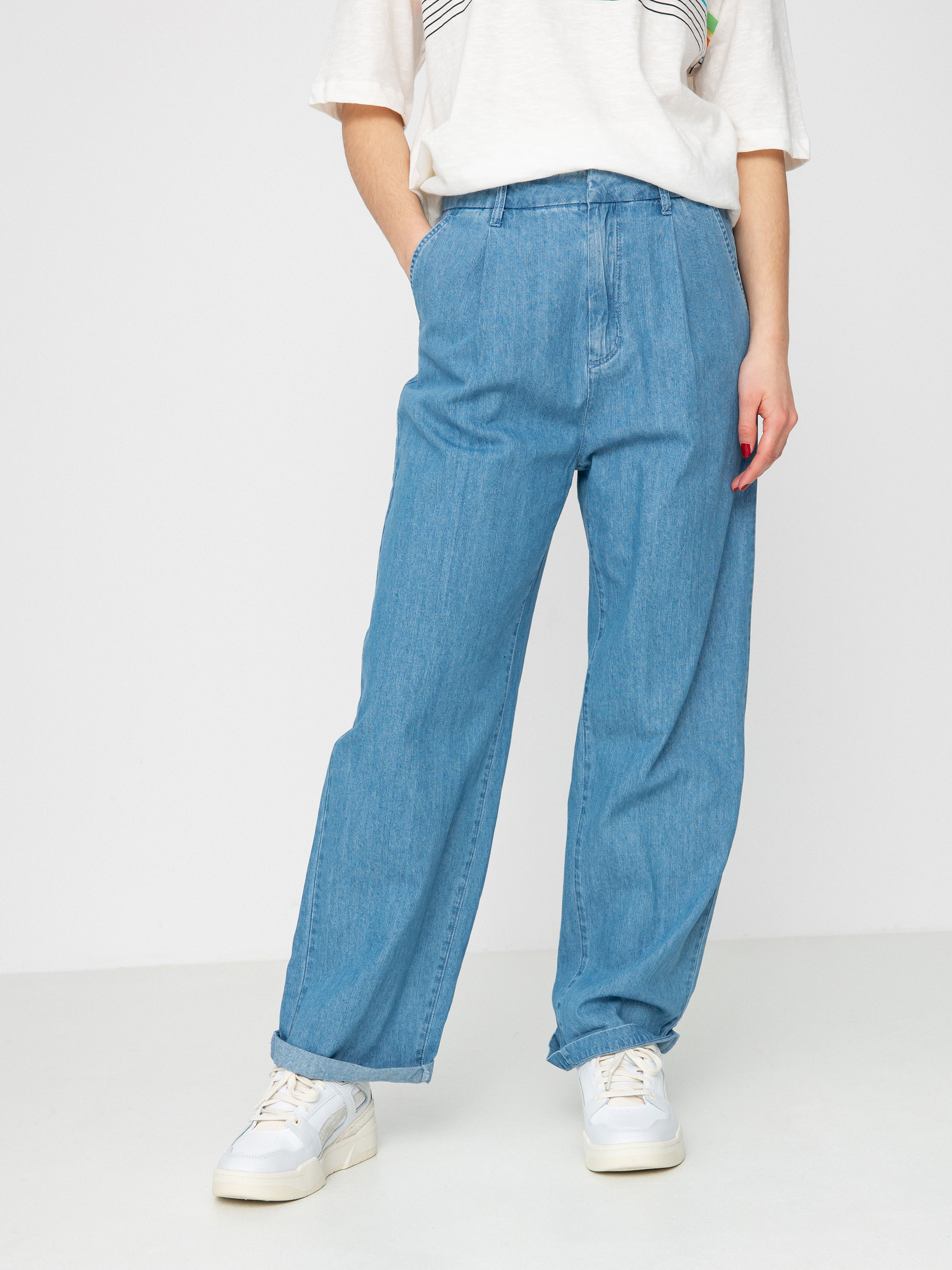 Spodnie Brixton Victory Trouser Wmn (faded indigo)