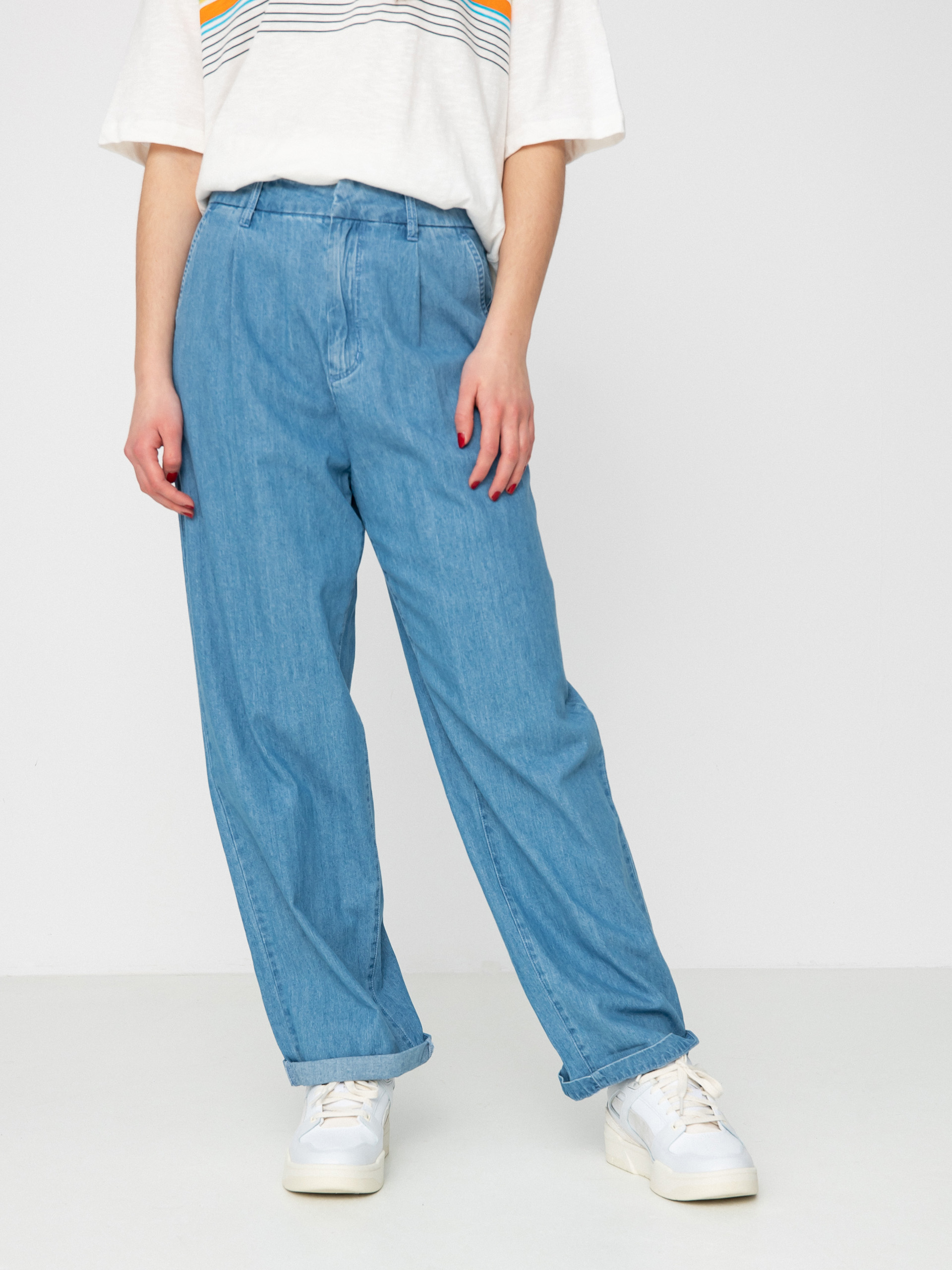 Spodnie Brixton Victory Trouser Wmn (faded indigo)