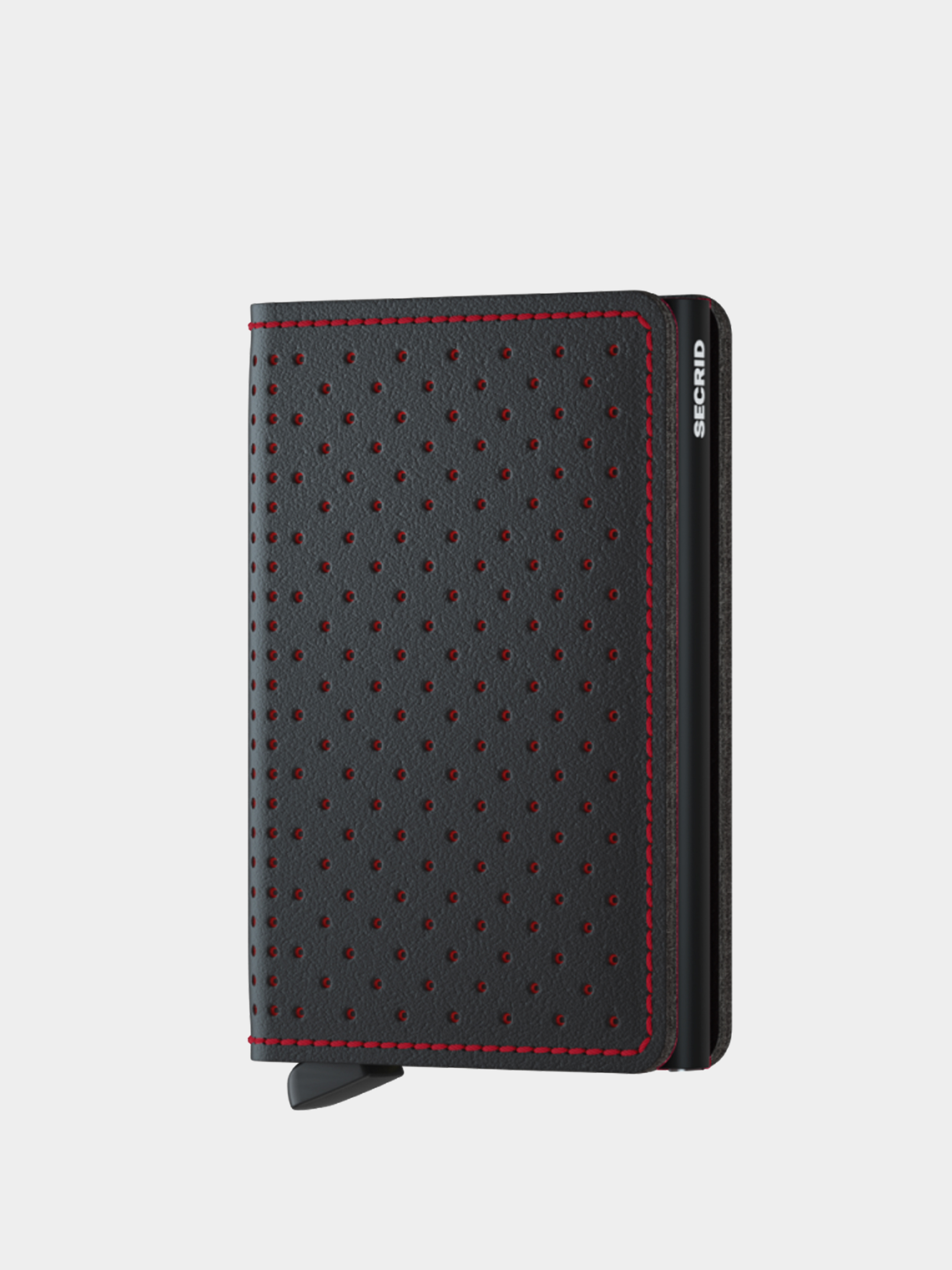 Portfel Secrid Slimwallet (perforated black red)