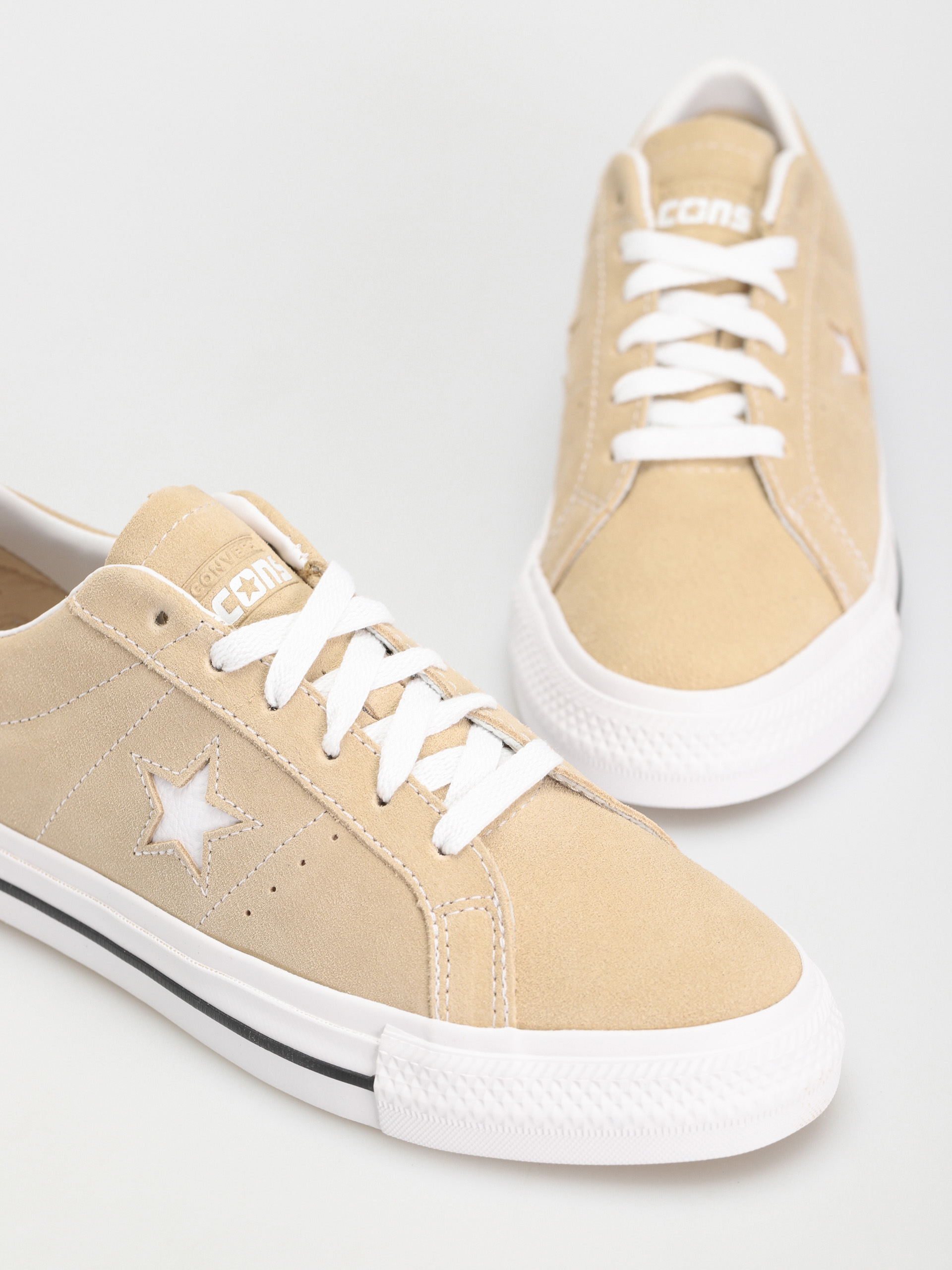 Buty Converse One Star Pro Ox (oat milk/white/black)