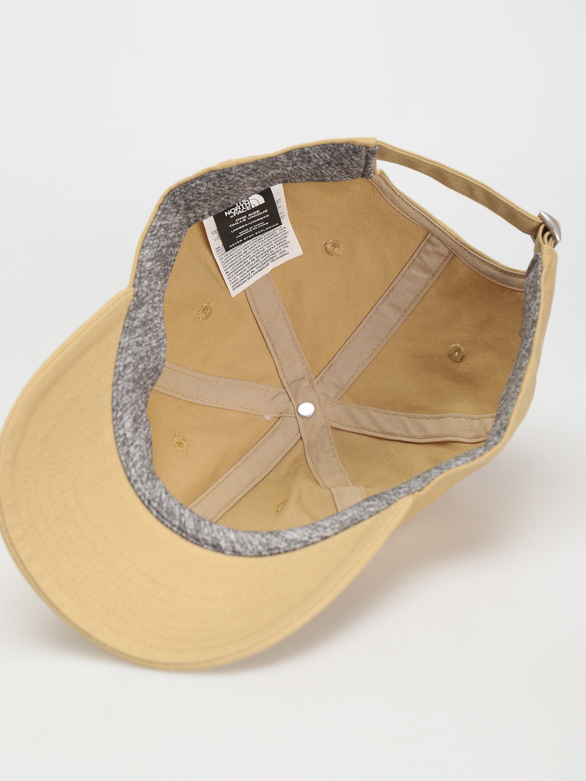 Czapka z daszkiem The North Face Washed Norm (khaki stone)