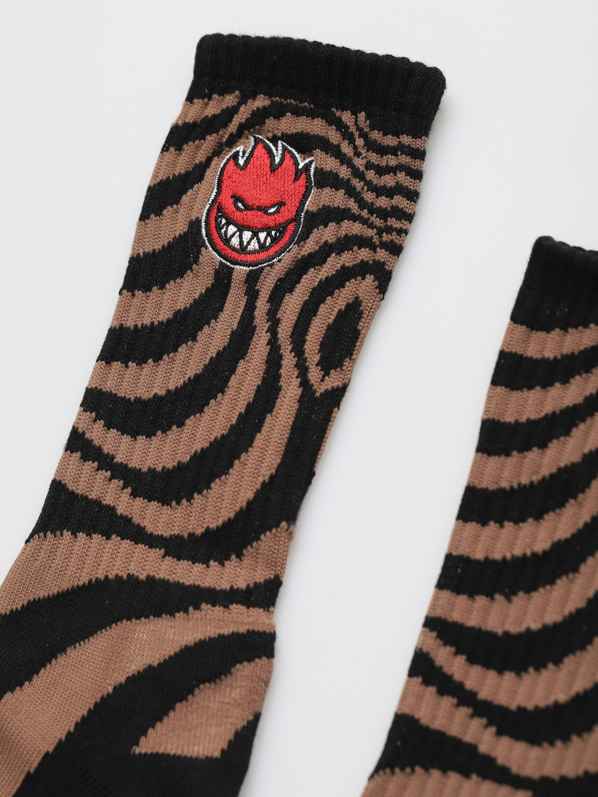 Skarpetki Spitfire Bighead Fill Emb (black/brown/red)
