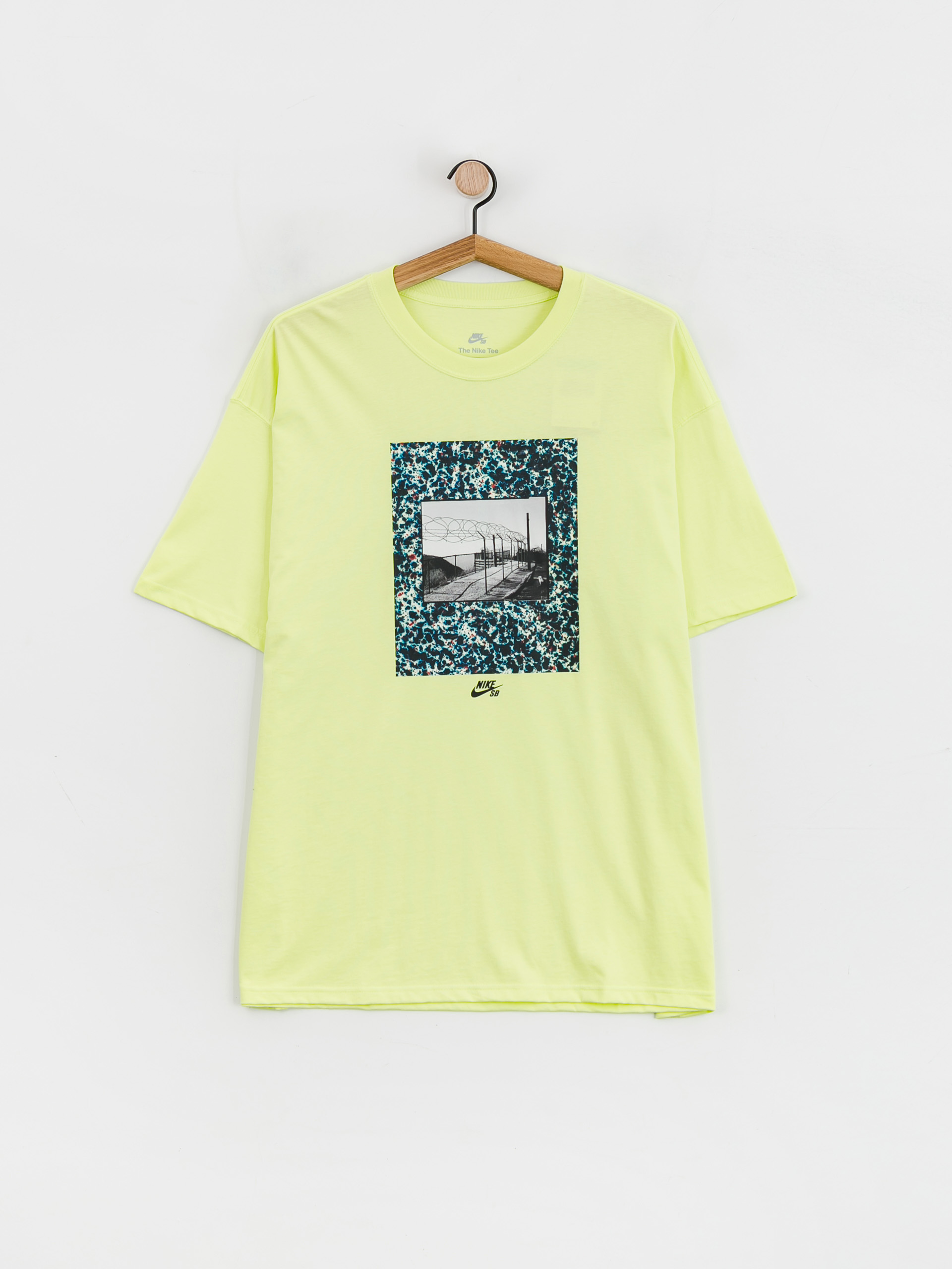 T-shirt Nike SB Skatespot (lt lemon twist)