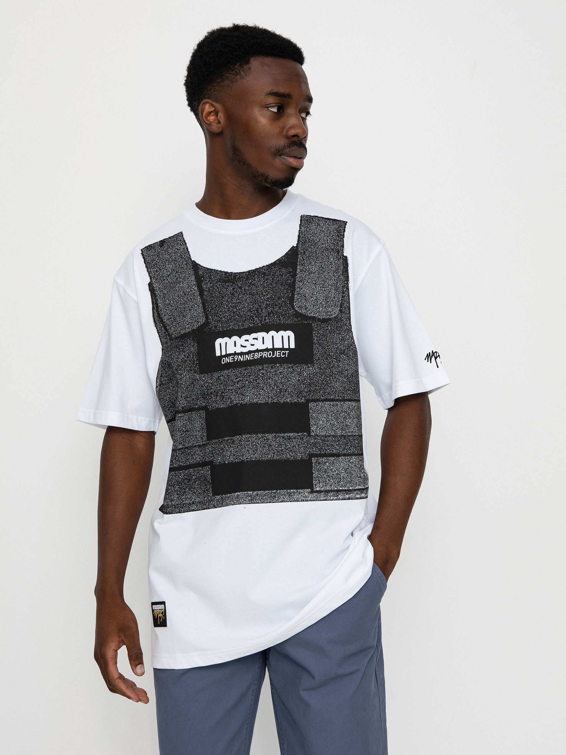 T-shirt MassDnm Bulletproof (white)