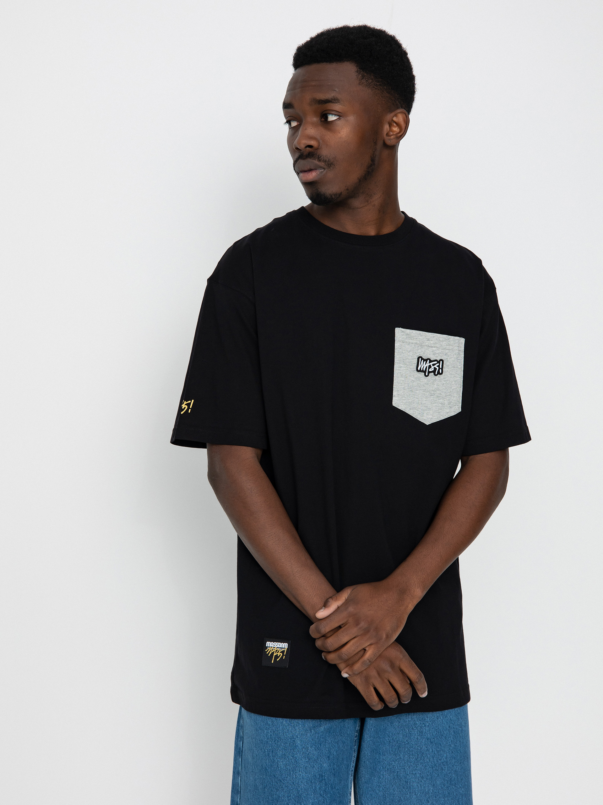 T-shirt MassDnm Signature Patch Pocket (black)