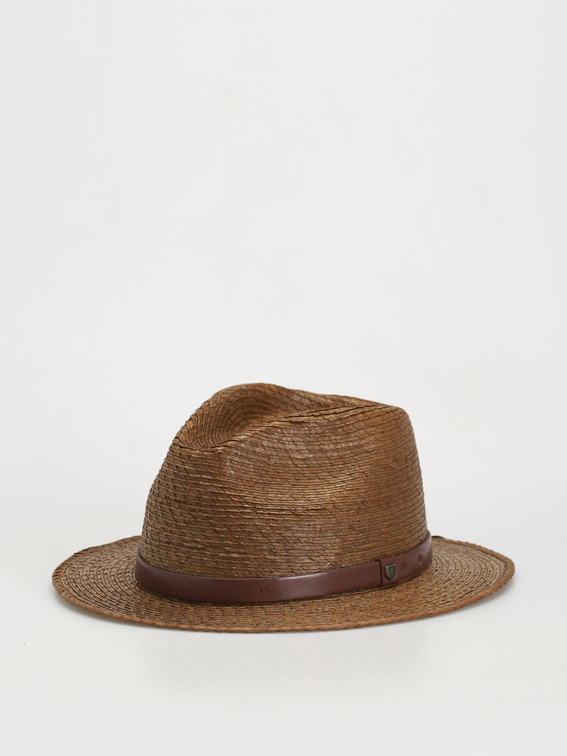 Kapelusz Brixton Messer Straw Fedora (toffee)