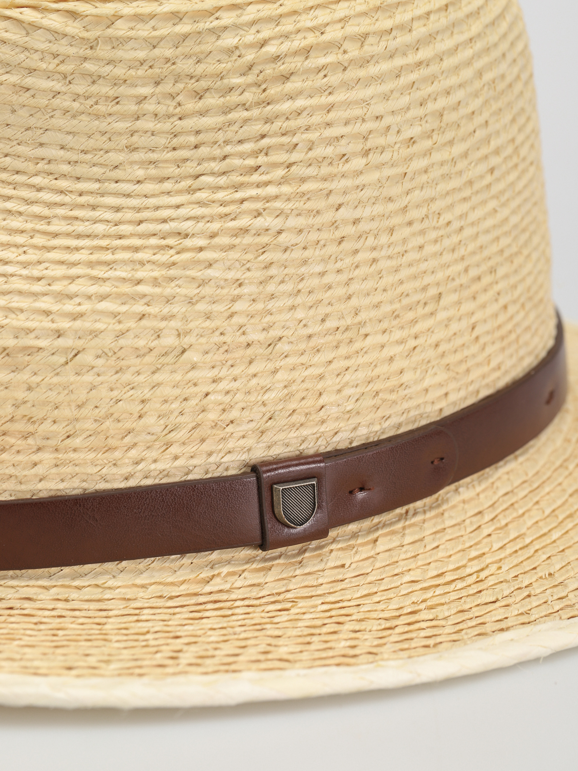 Kapelusz Brixton Messer Straw Fedora (natural/brown)