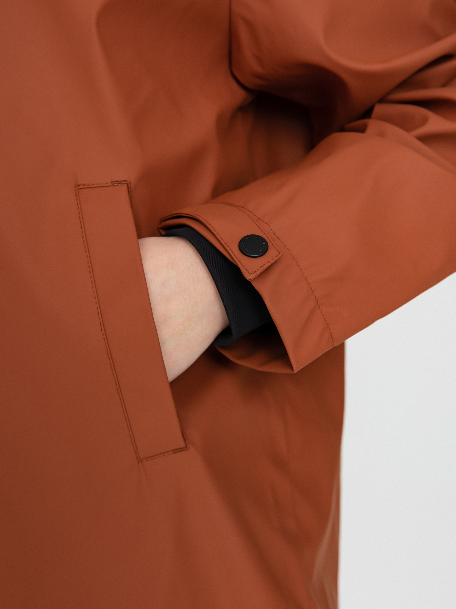 Kurtka Volcom Sprain Dead Raincoat Wmn (dark clay)