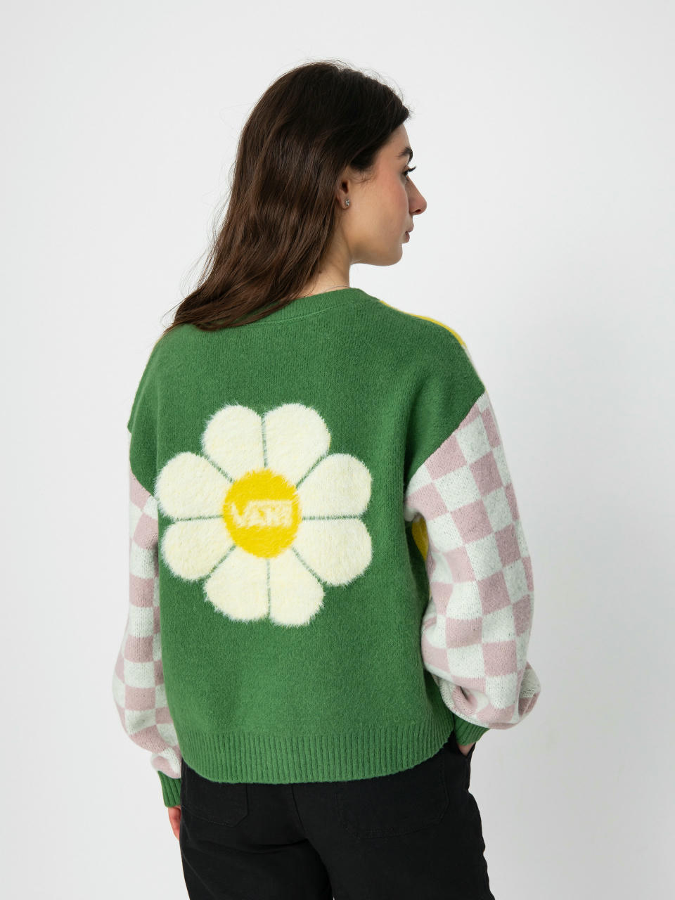 Vans Oversized Floral Cardigan Sweater (oversized floral fairway)