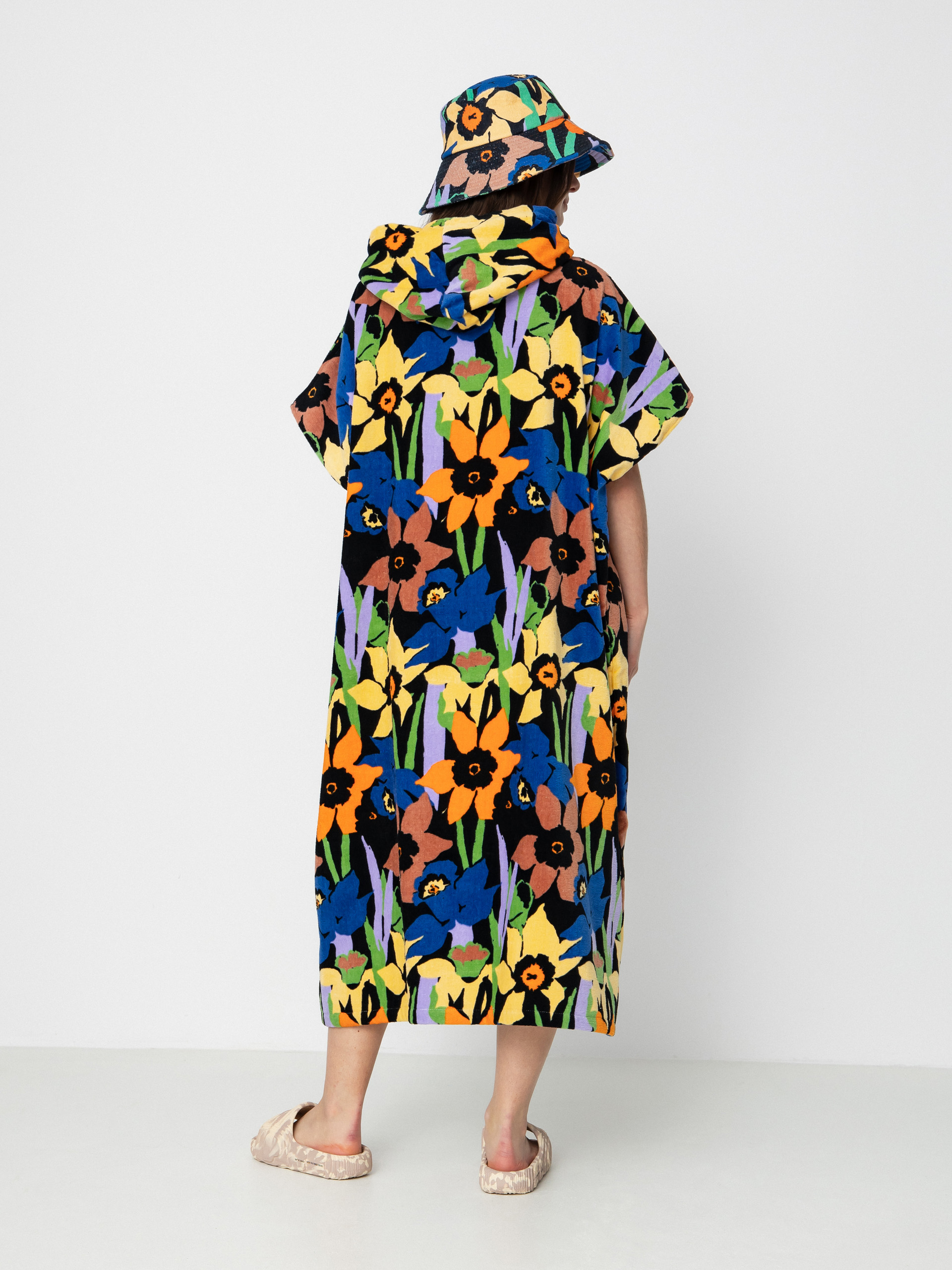 Ręcznik z kapturem Roxy Stay Magical Wmn (anthracite flower jammin)