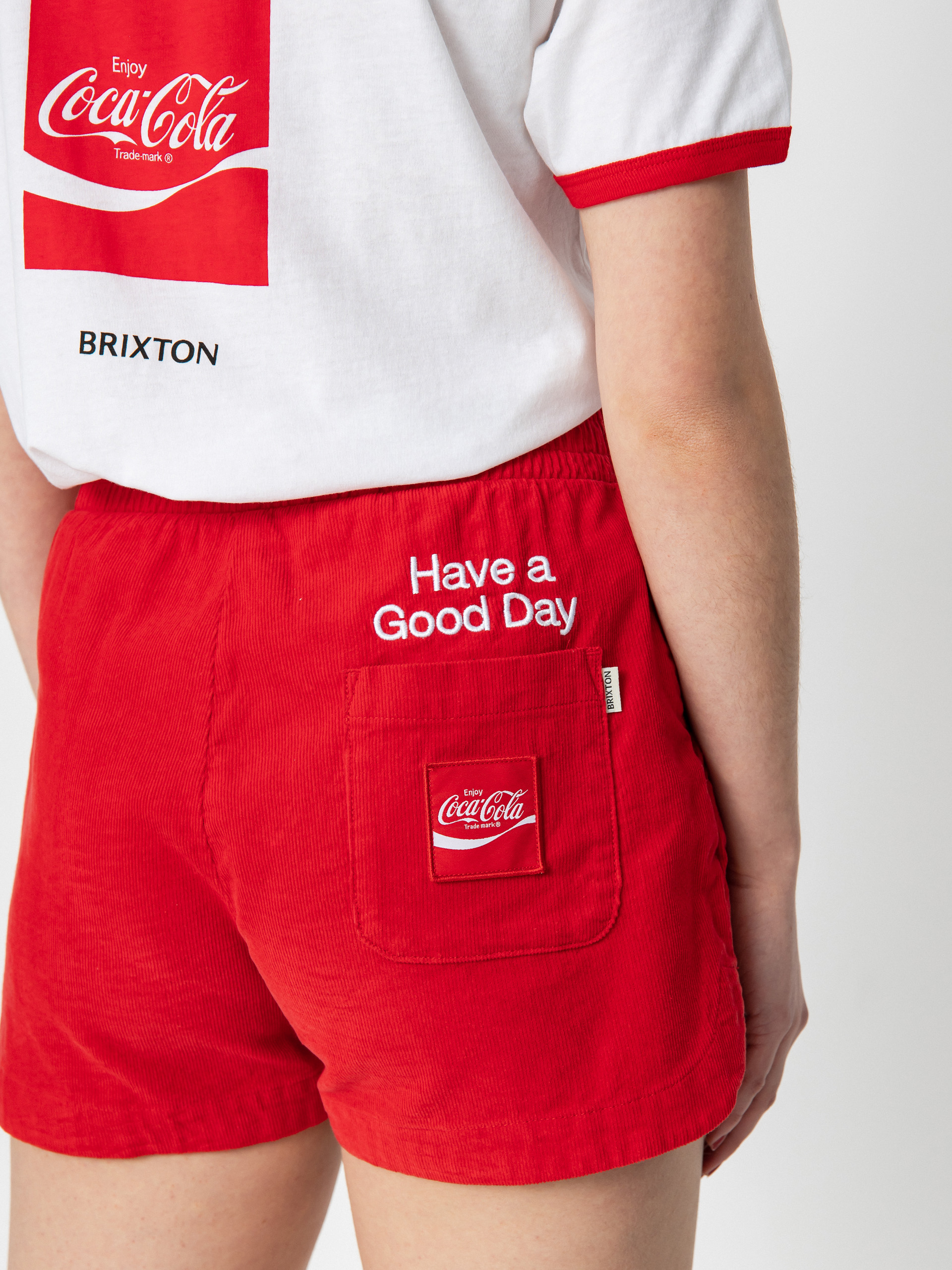 Szorty Brixton Coca-Cola Runner Wmn (cokered)