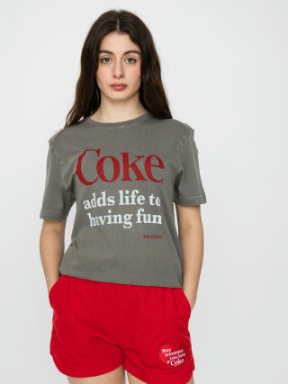 T-shirt Brixton Coca-Cola Having Fun Vintage Wmn (washedblack)