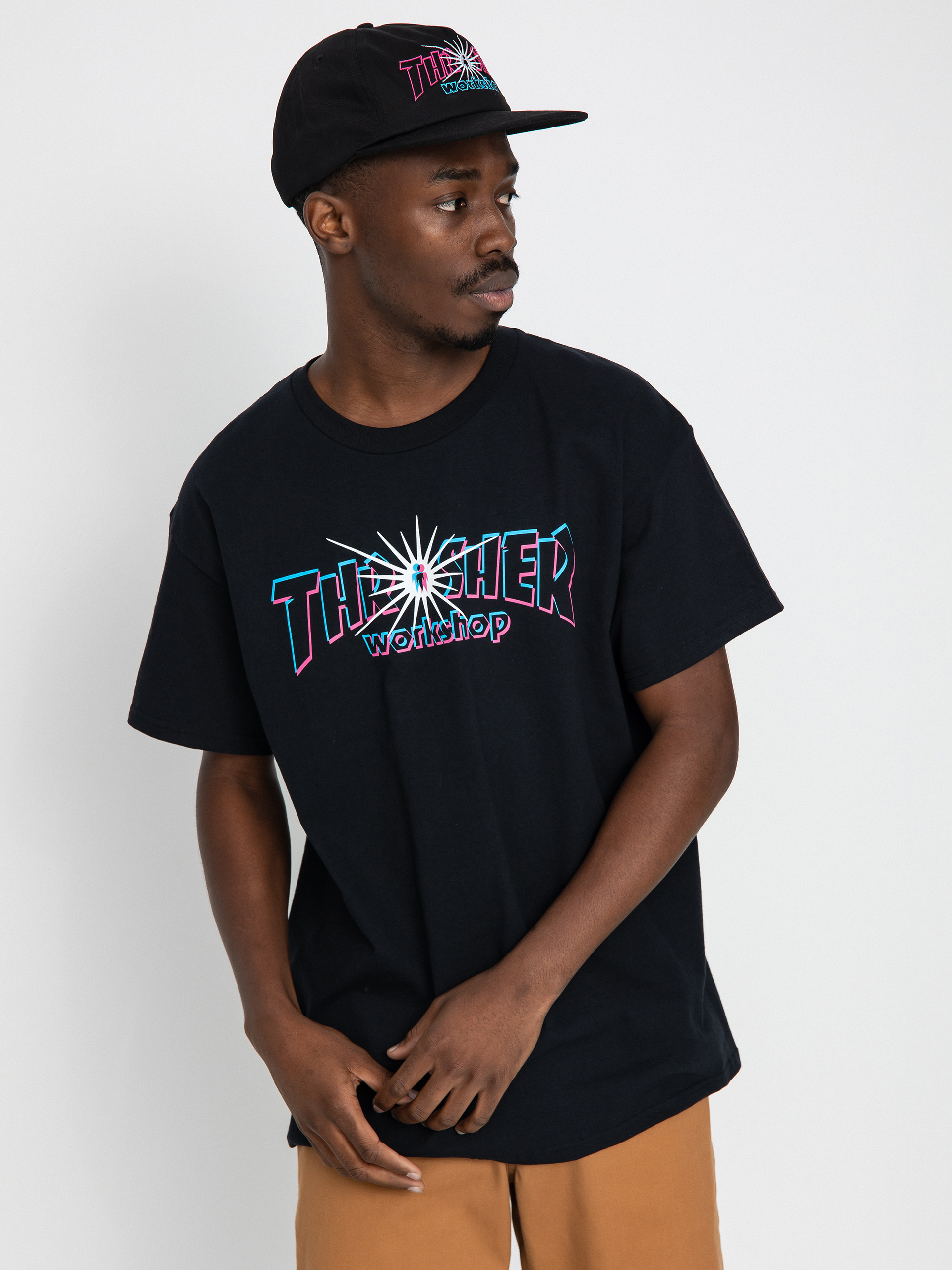 T-shirt Thrasher X Alien Workshop Nova (black)