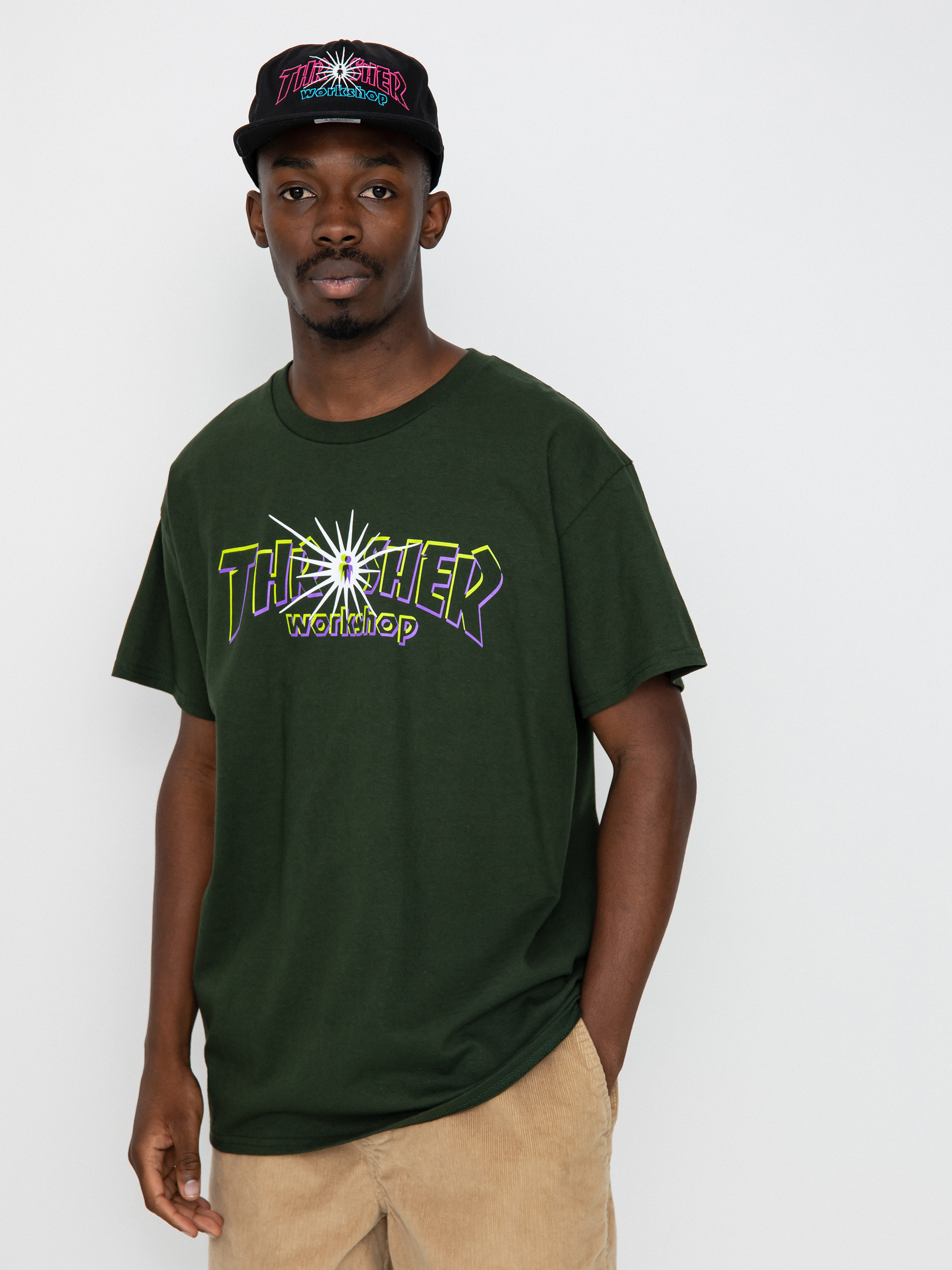 T-shirt Thrasher X Alien Workshop Nova (forest green)