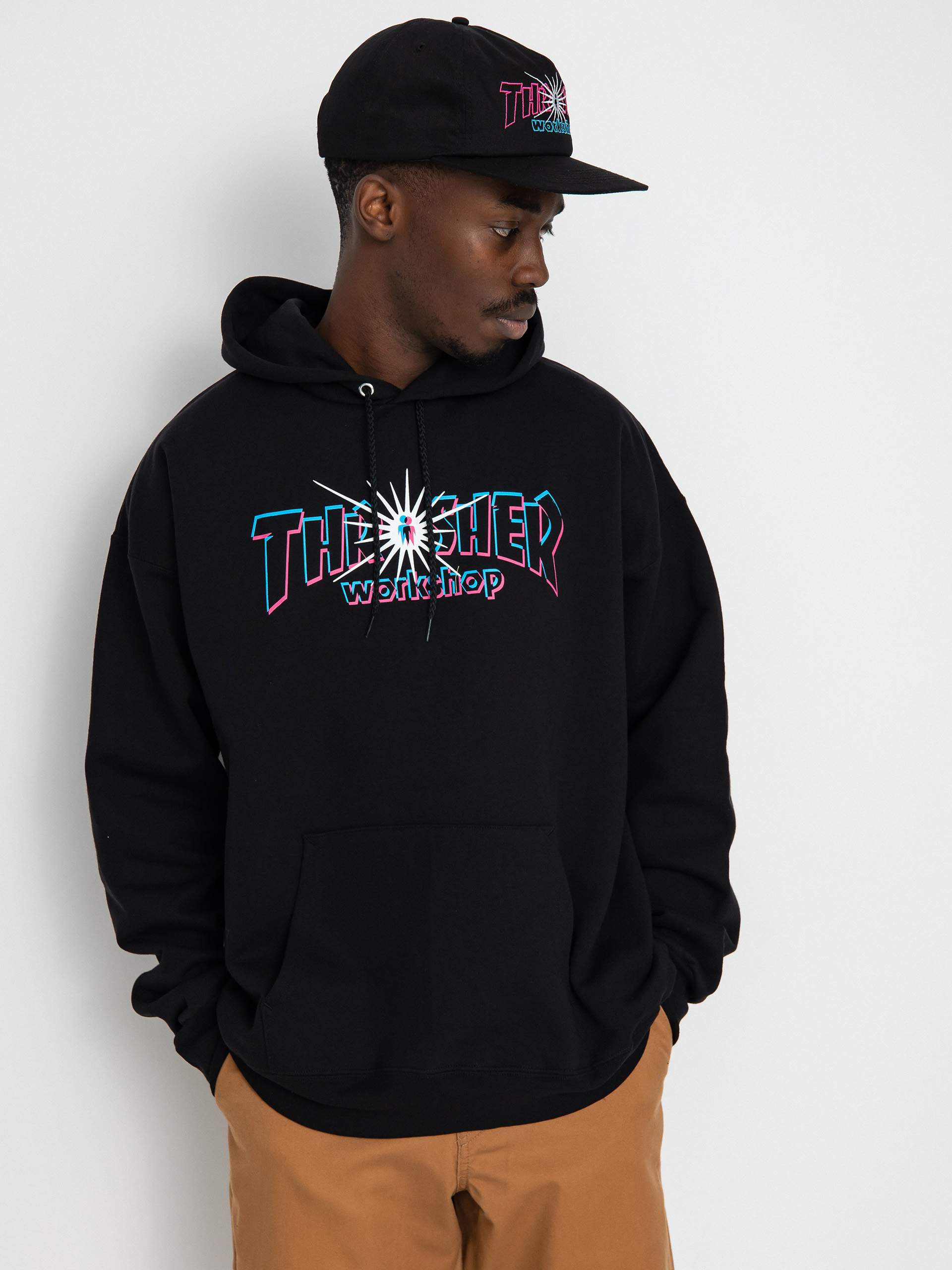 Bluza z kapturem Thrasher X Alien Workshop Nova HD (black)