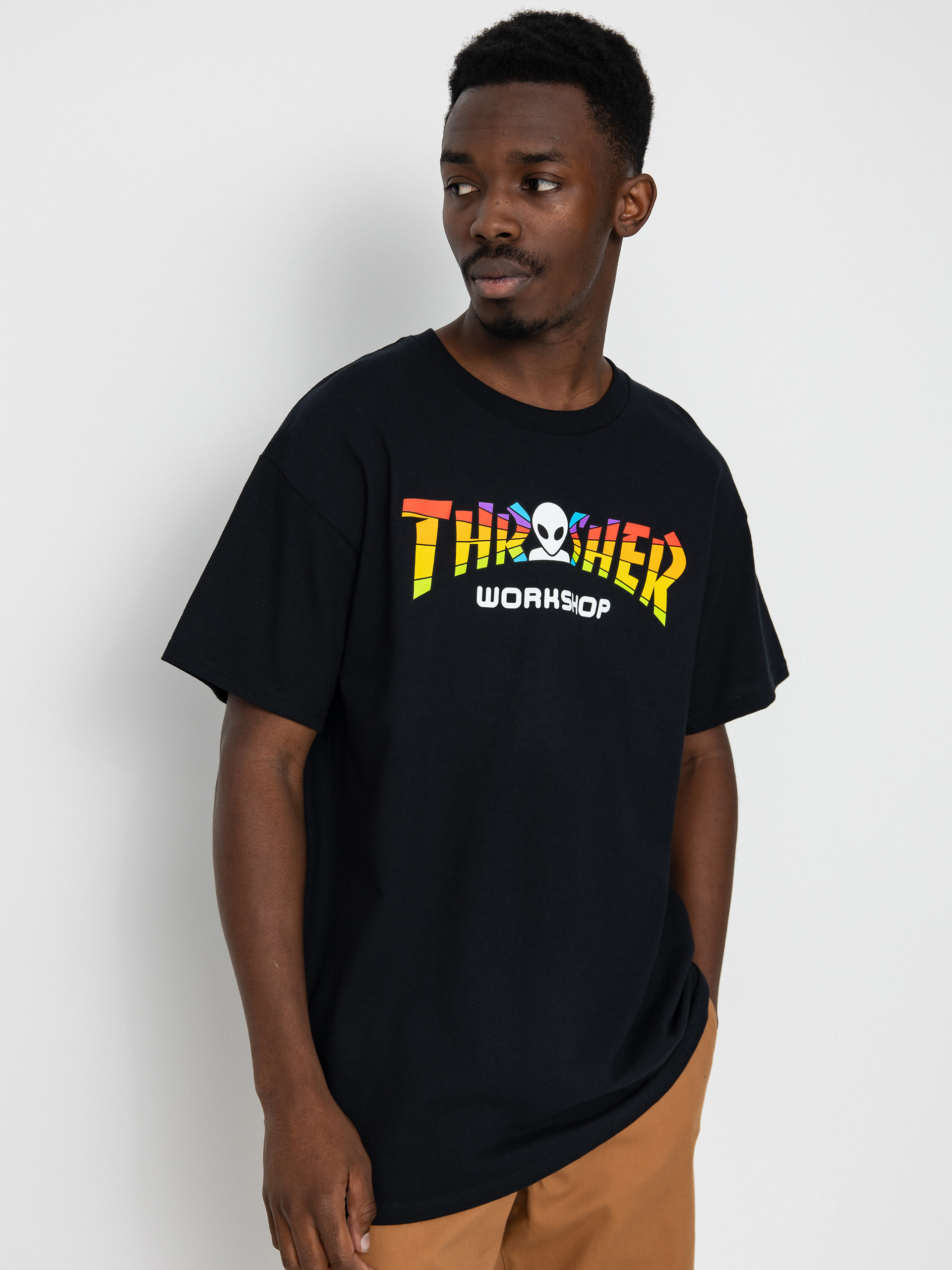 T-shirt Thrasher X Alien Workshop Spectrum (black)
