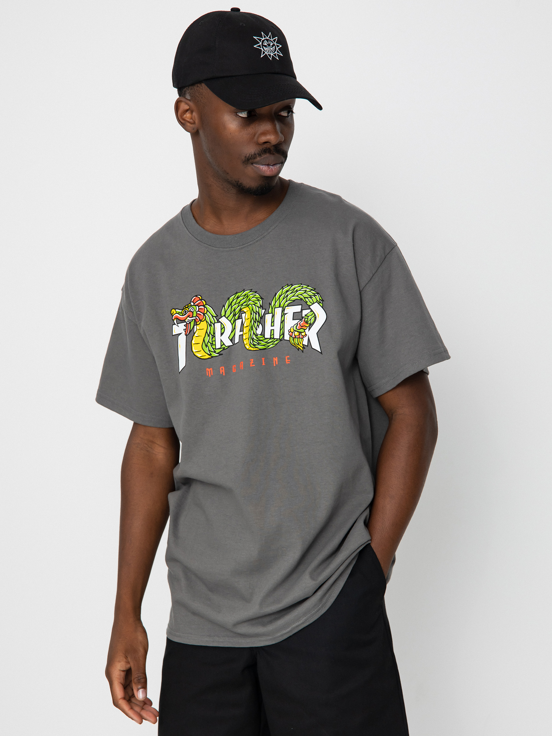 T-shirt Thrasher Aztec (charcoal)