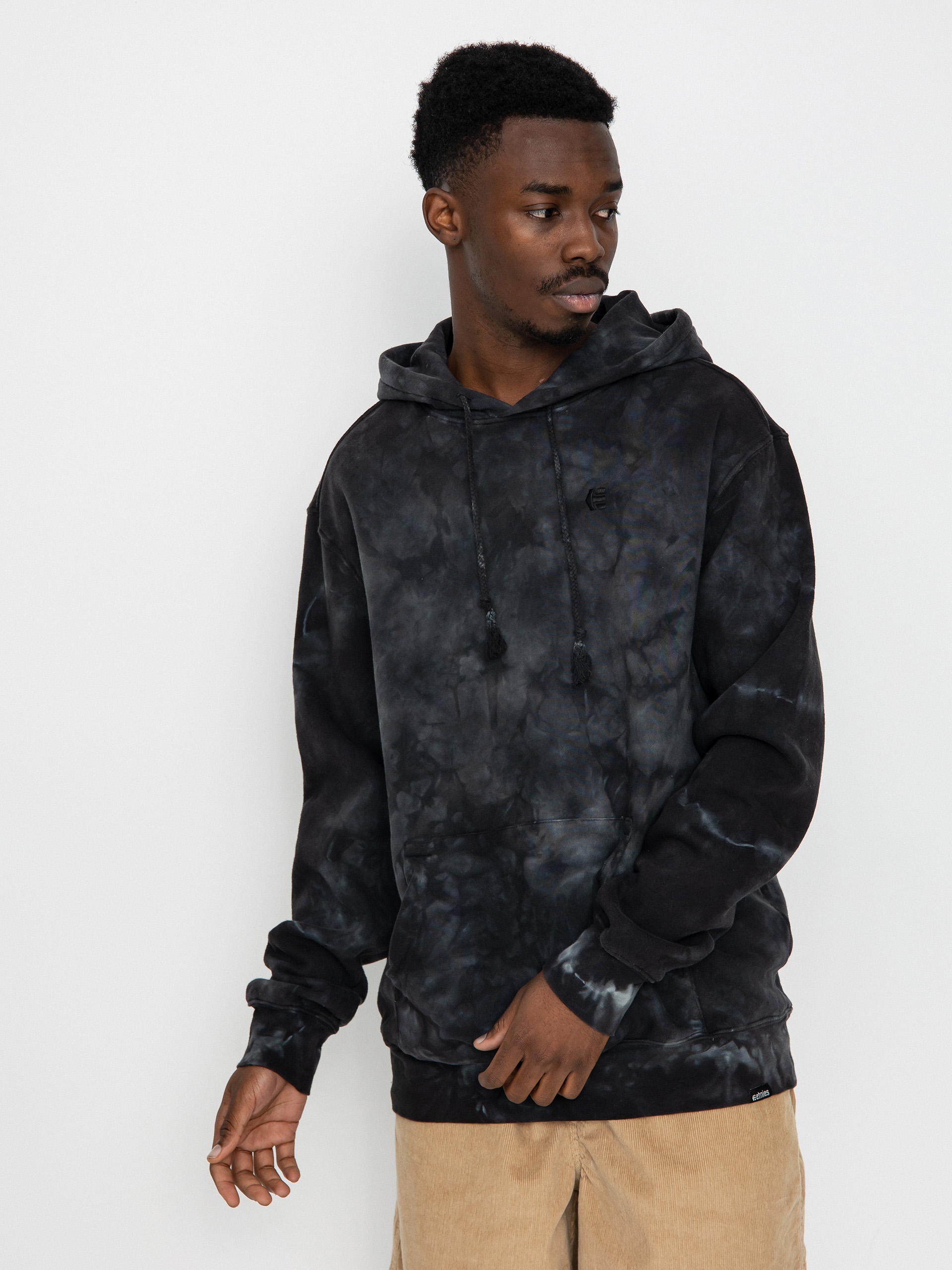 Bluza z kapturem Etnies Team Embroidery Wash HD (black)