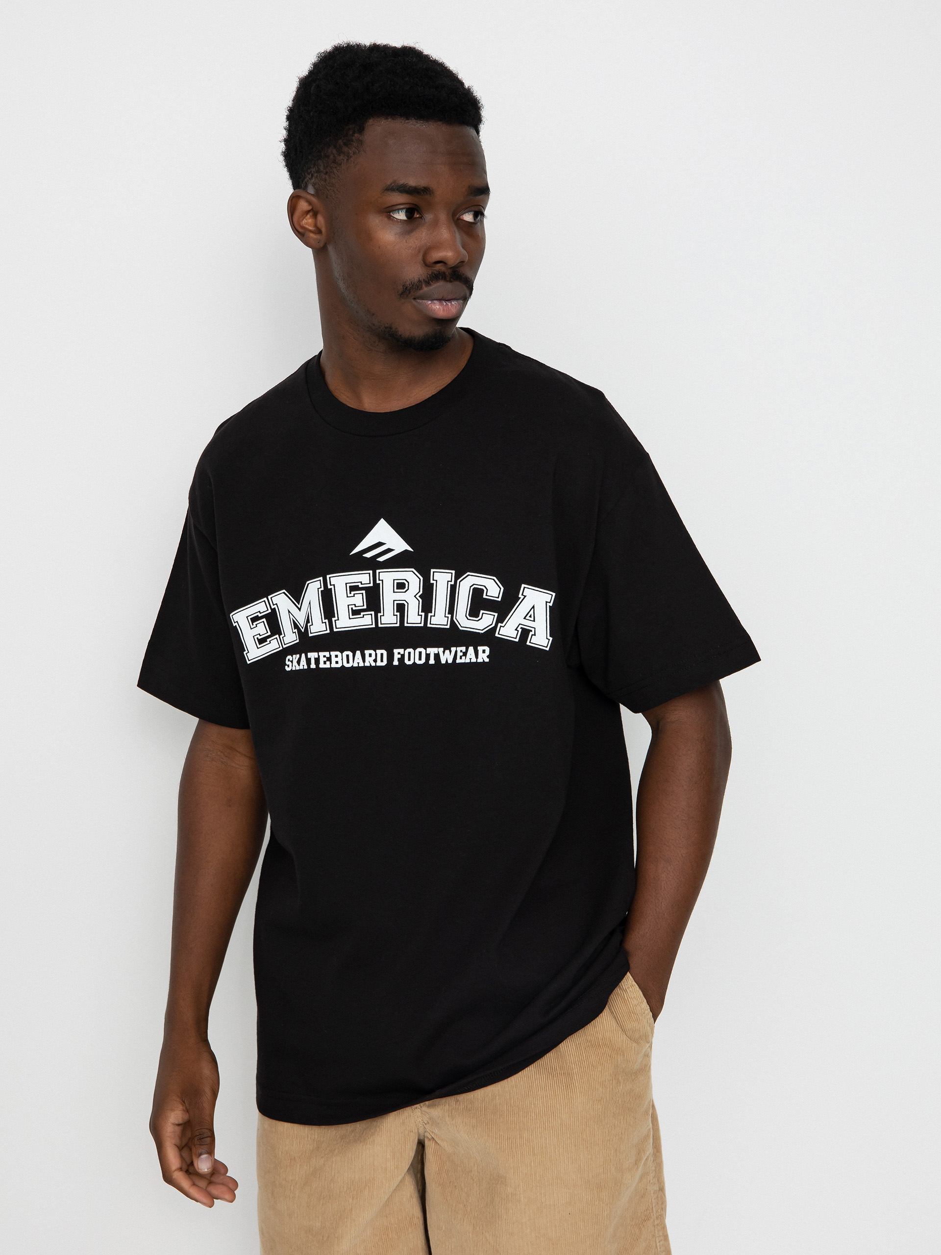 T-shirt Emerica Collegiate (black)