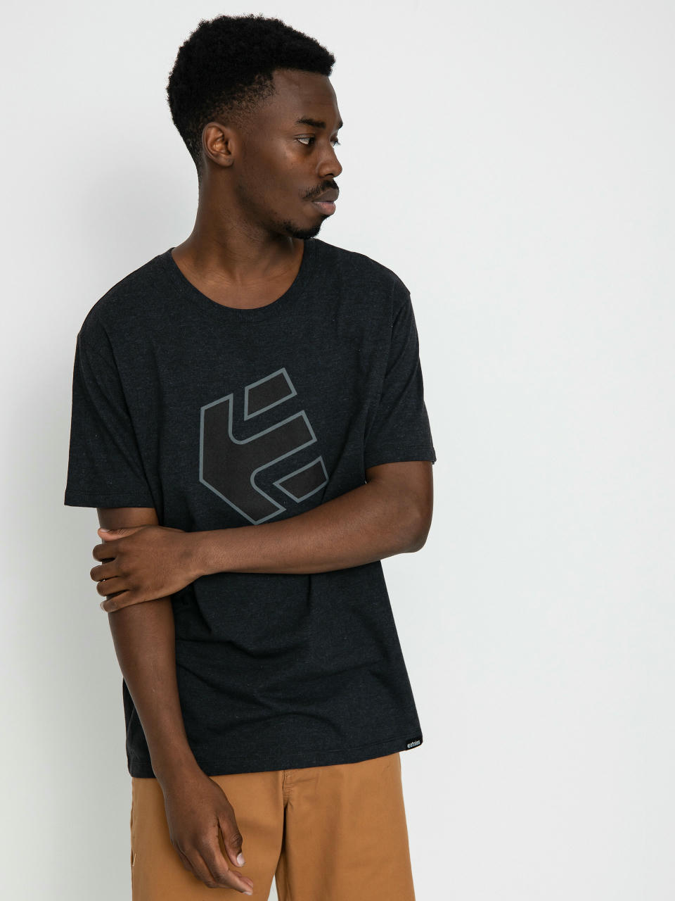 T-shirt Etnies Crank Tech (black/charcoal)