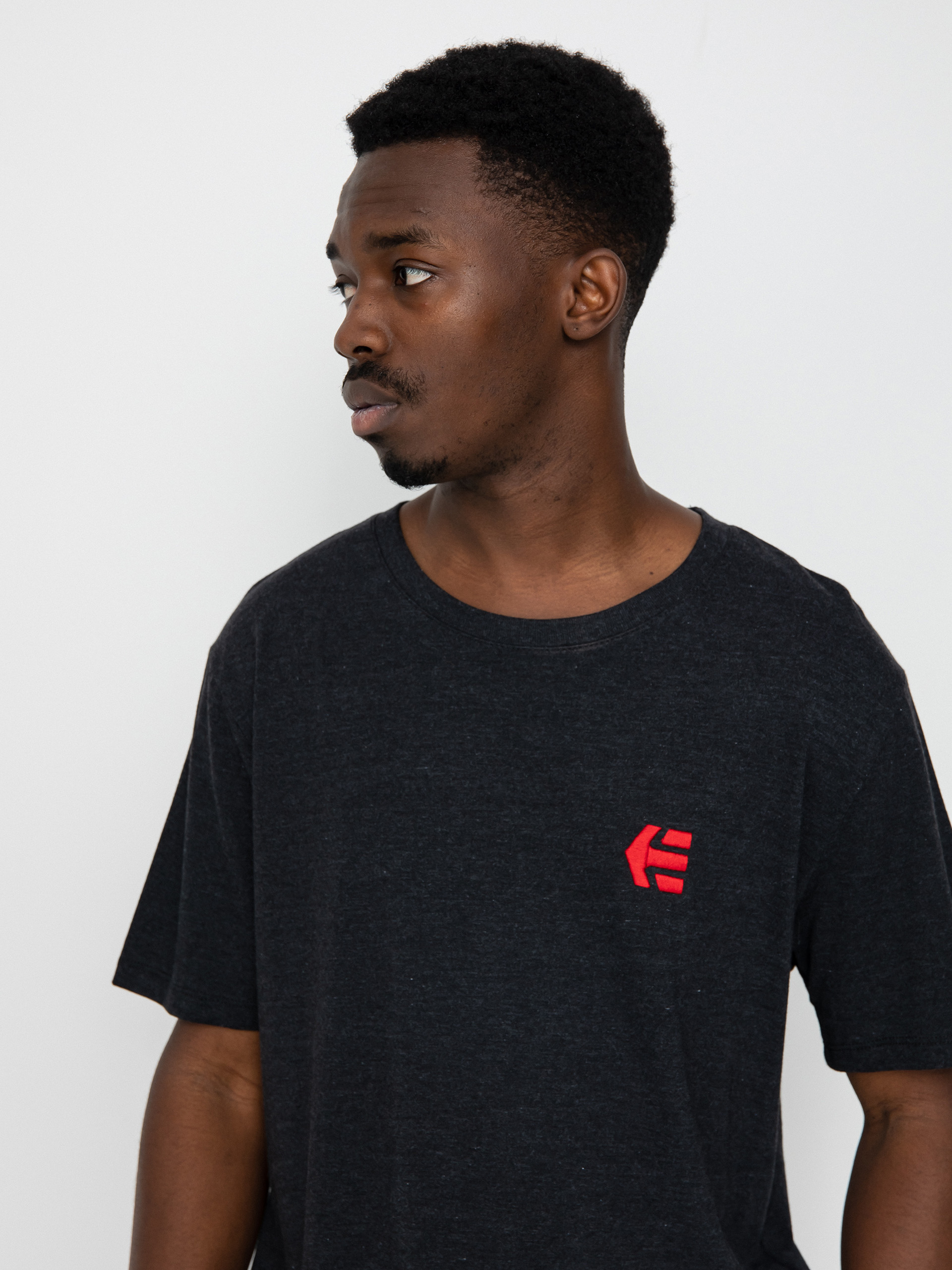 T-shirt Etnies Icon Quick Dry (black/red)