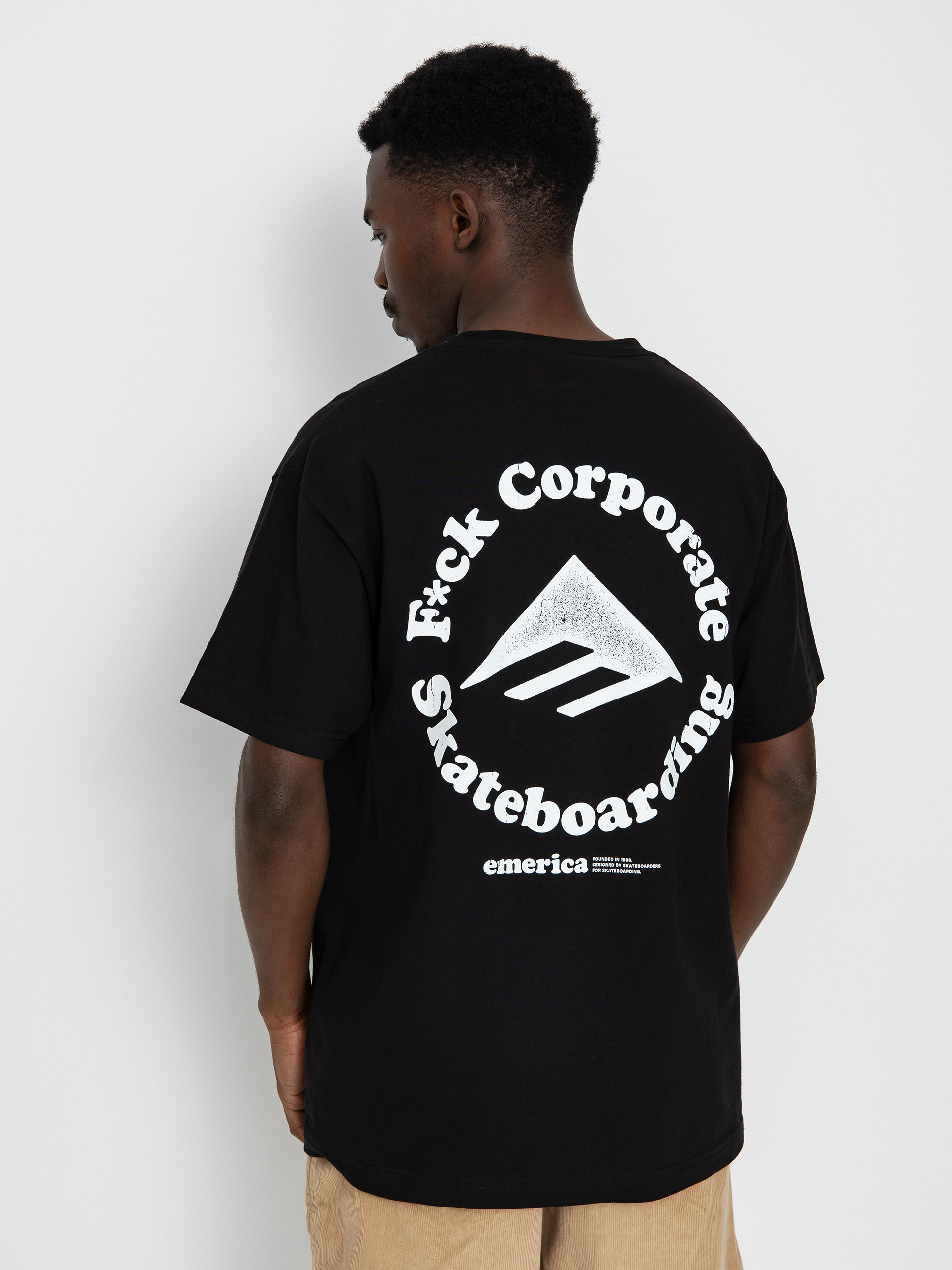T-shirt Emerica Eff Corporate 2 (black)