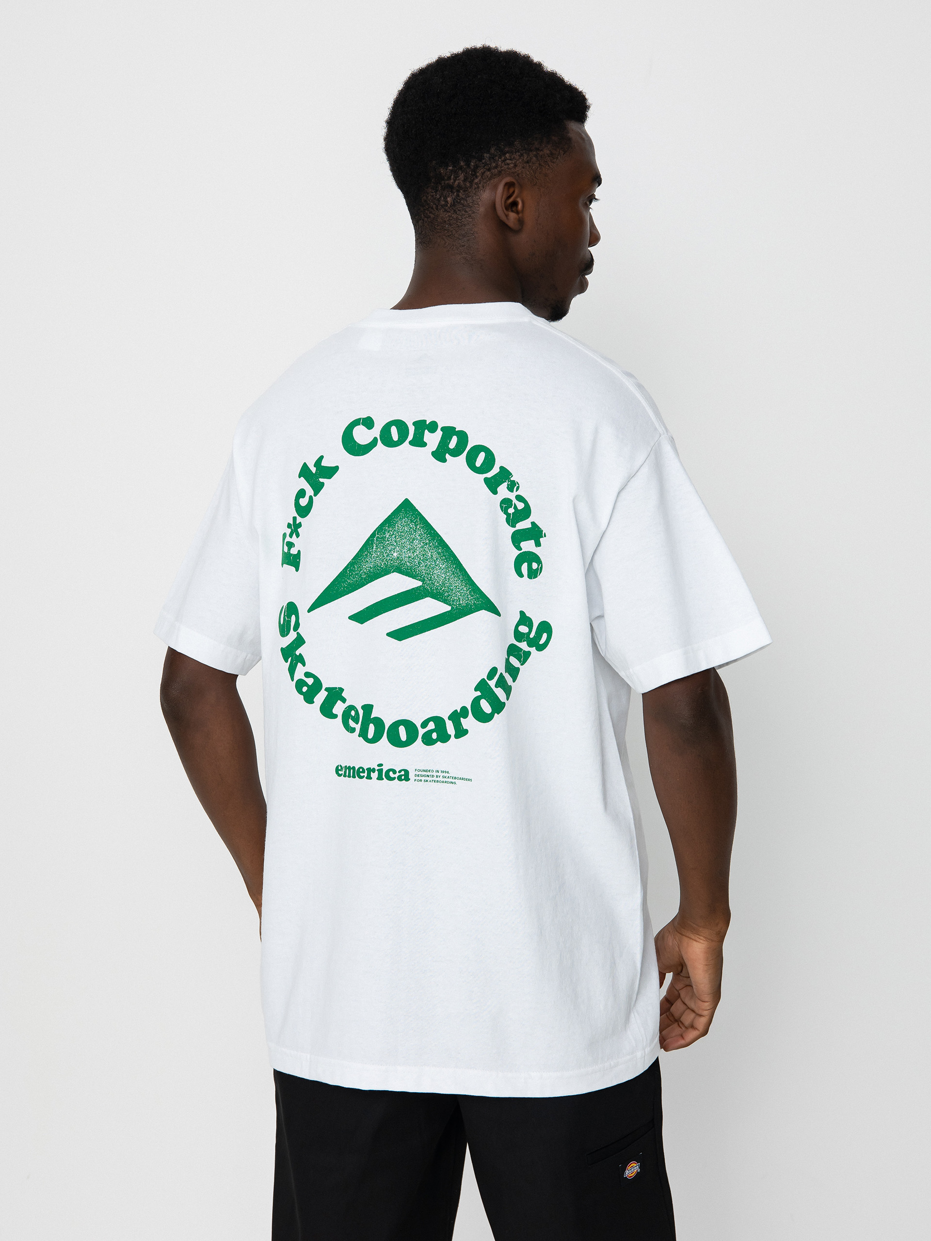 T-shirt Emerica Eff Corporate 2 (white)