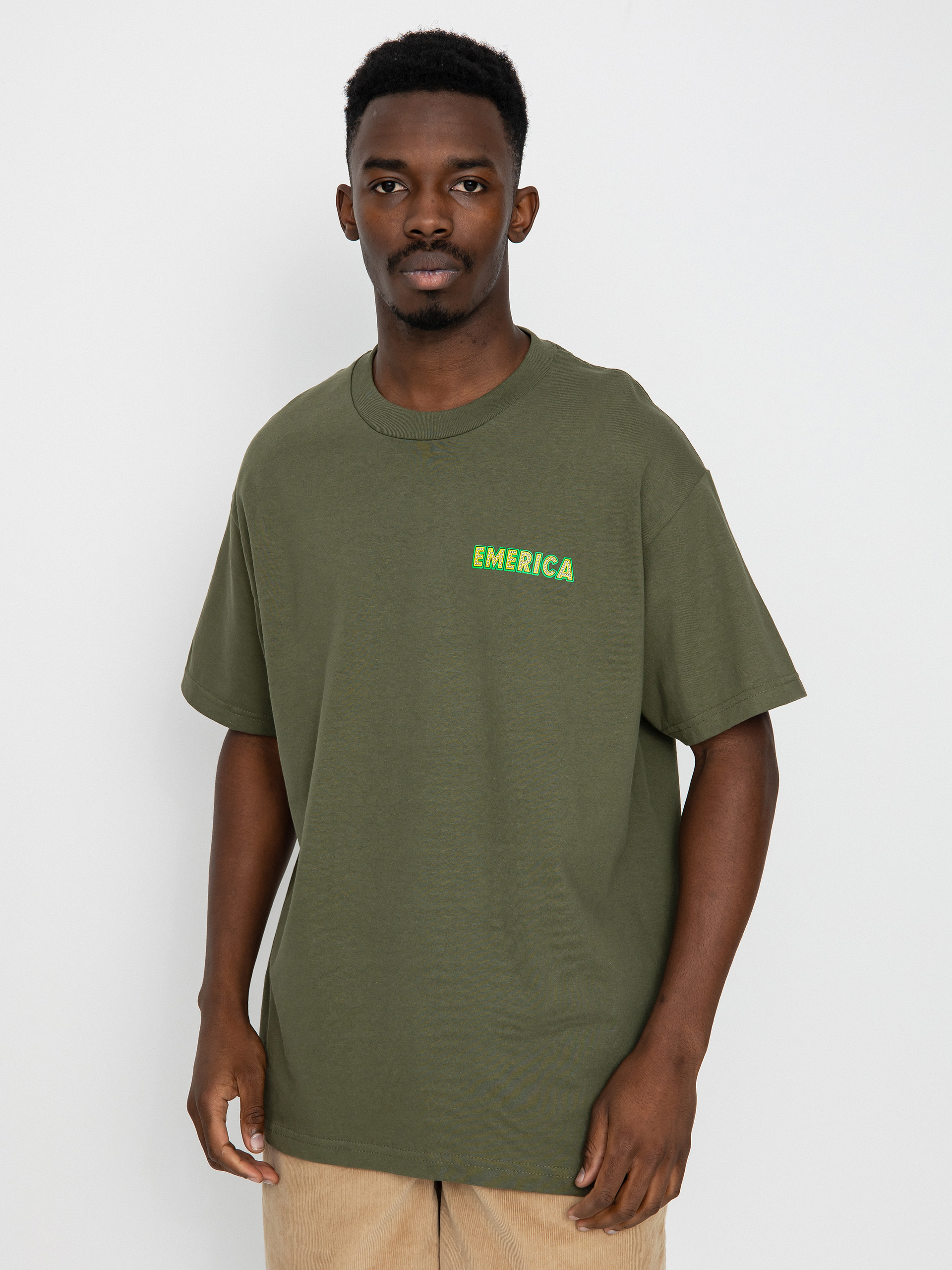 T-shirt Emerica Shake Junt Pure Lights (military)