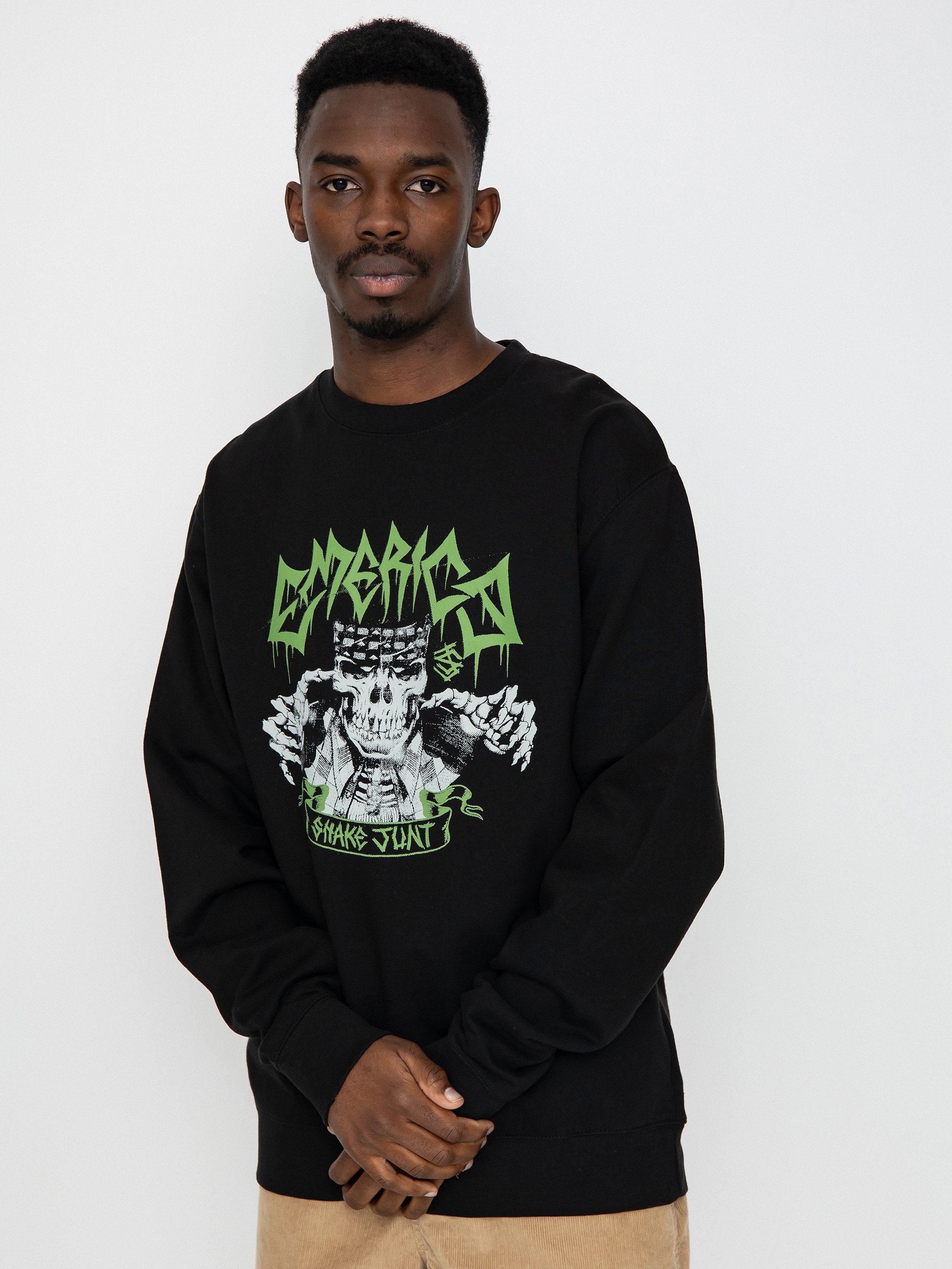 Bluza Emerica Shake Junt Skull Crewneck (black)