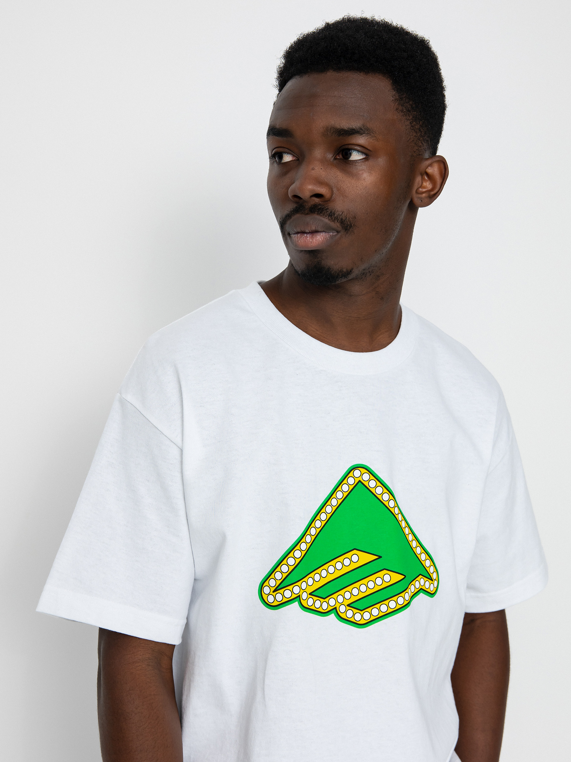 T-shirt Emerica Shake Junt Triangle Lights (white)