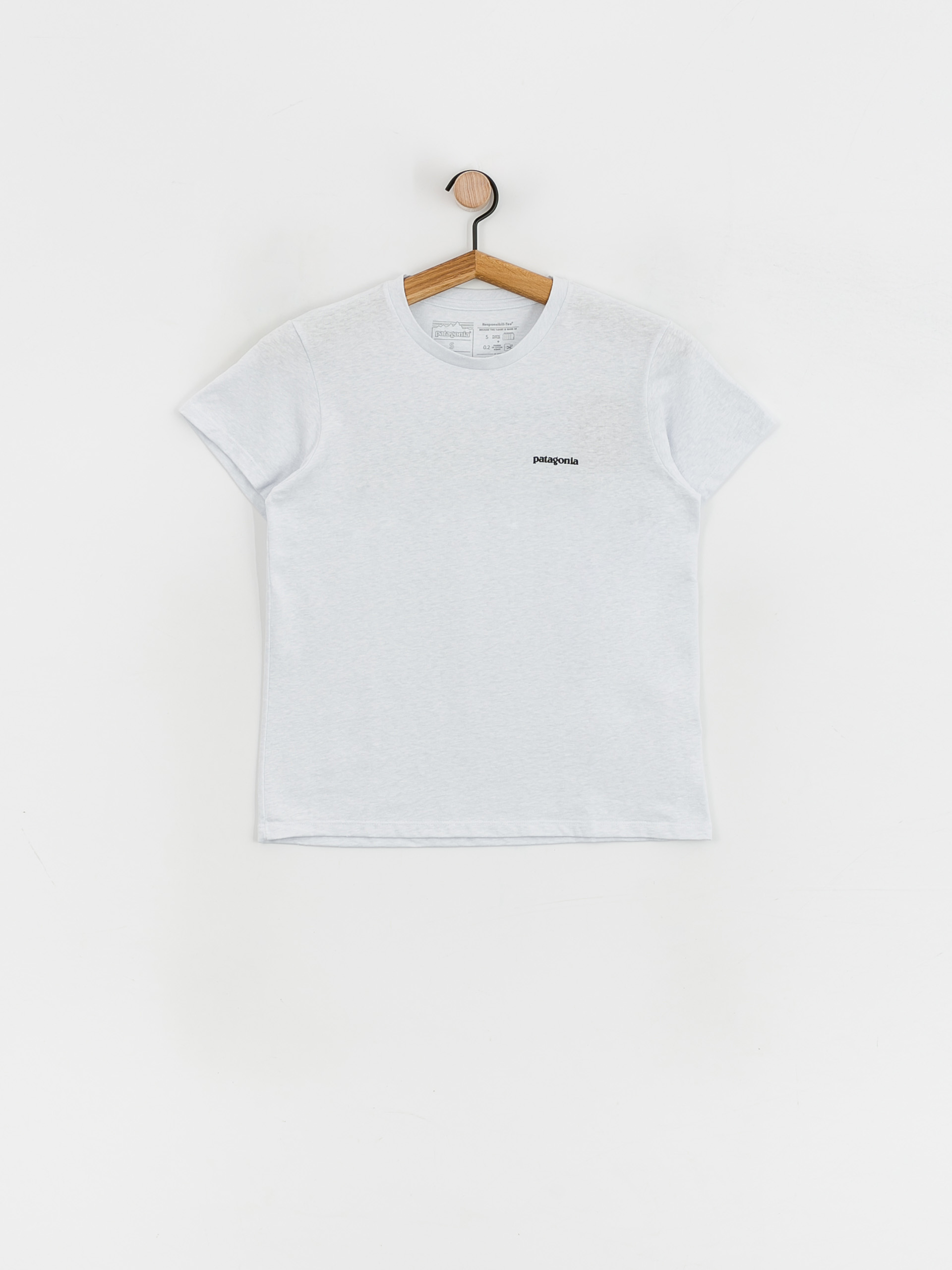 T-shirt Patagonia P 6 Logo Responsibili Wmn (white)