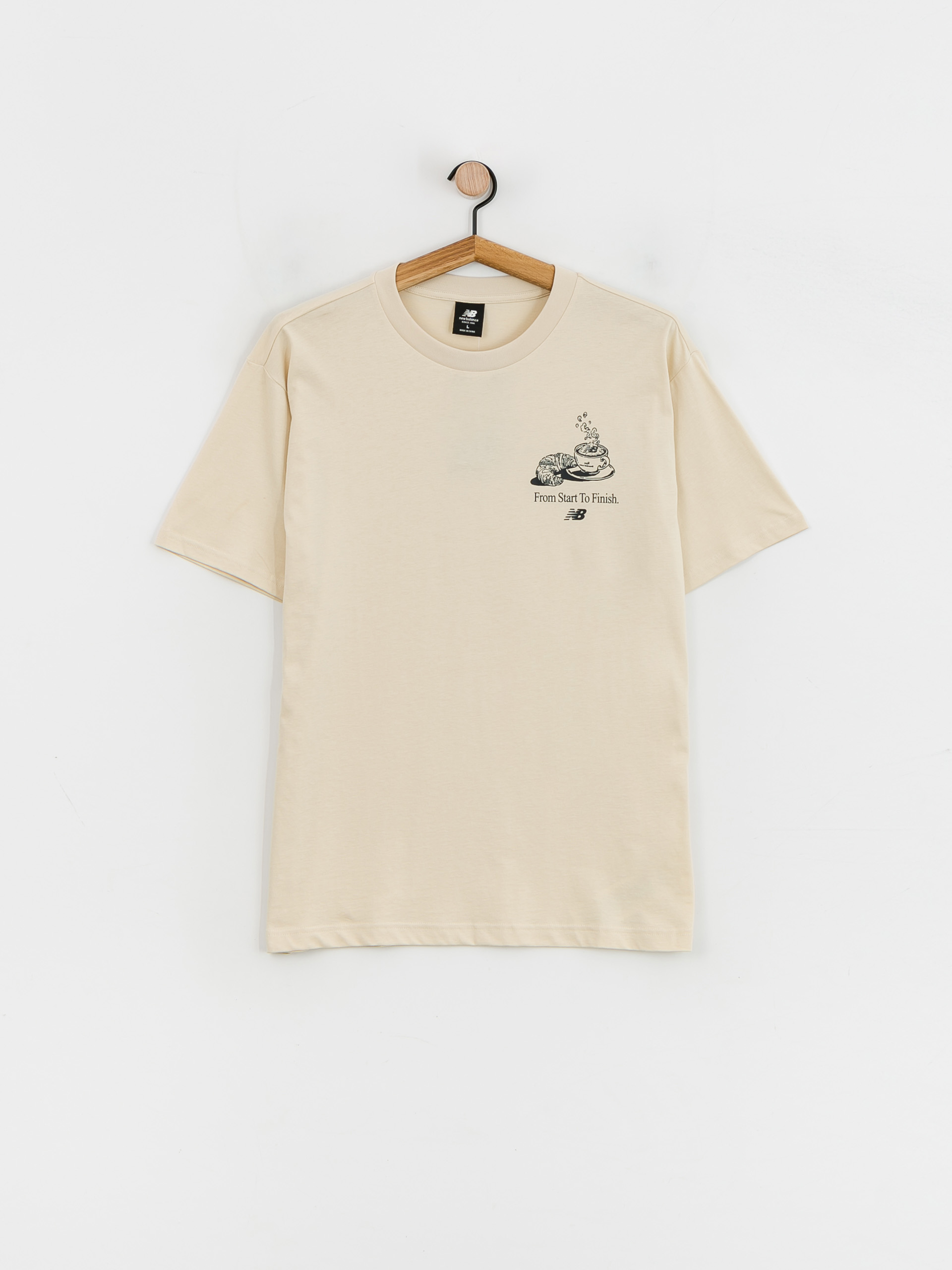 T-shirt New Balance Essentials Cafe Java (bone)