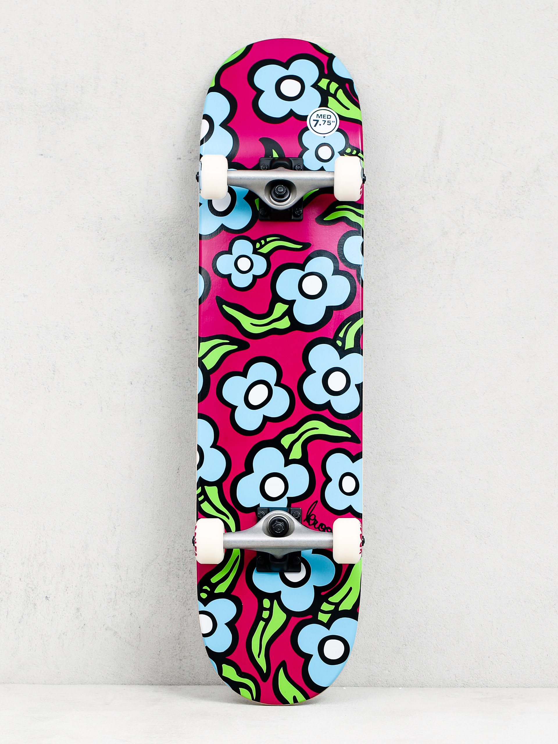 Deskorolka Krooked Wild Style (purple/blue/green)