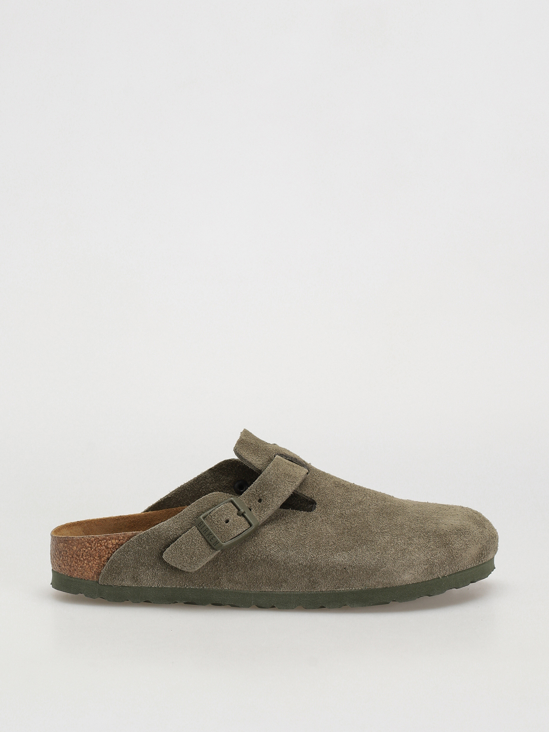 Klapki Birkenstock Boston Suede Narrow Wmn (modern suede thyme)