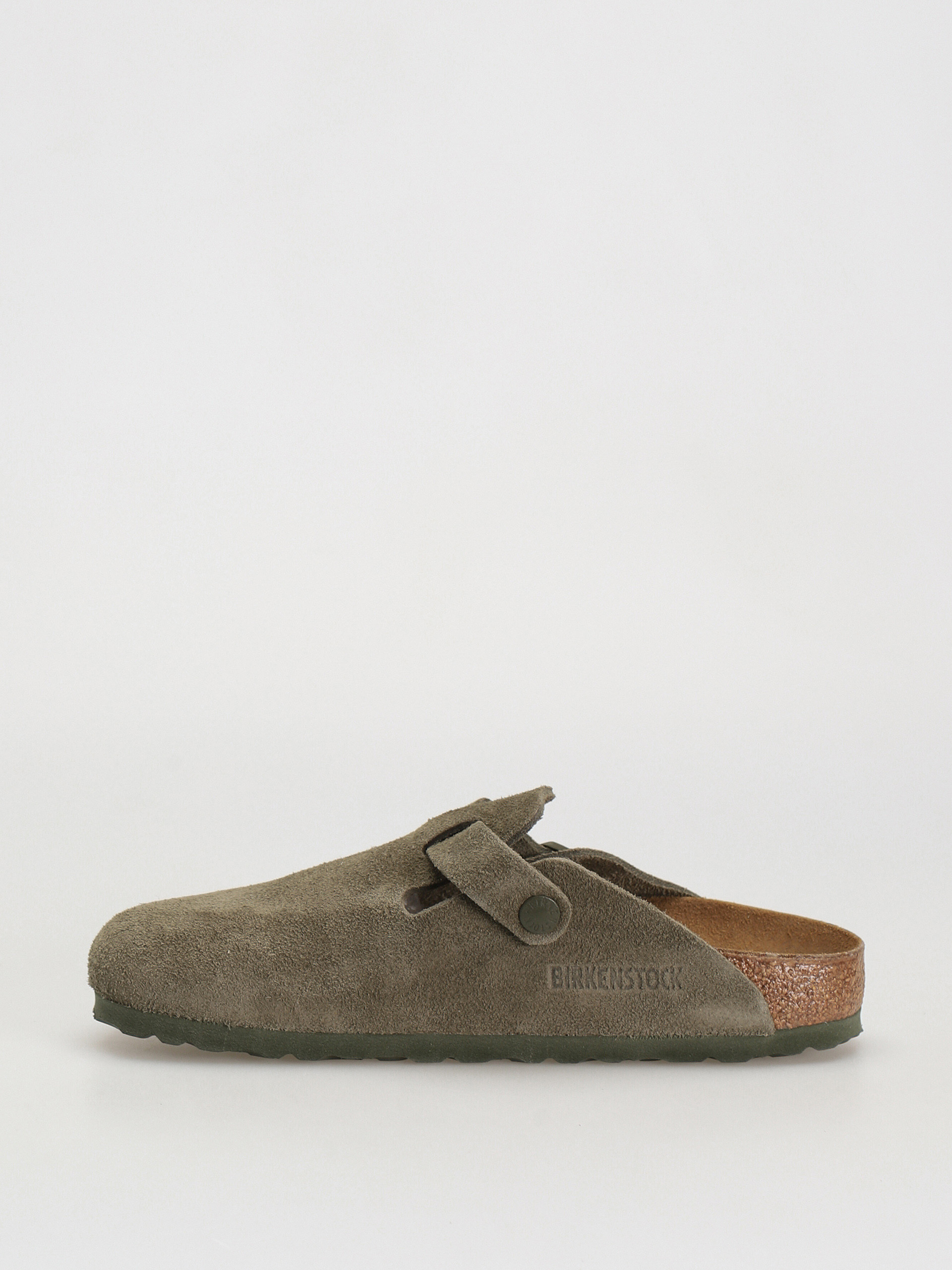 Klapki Birkenstock Boston Suede Narrow Wmn (modern suede thyme)