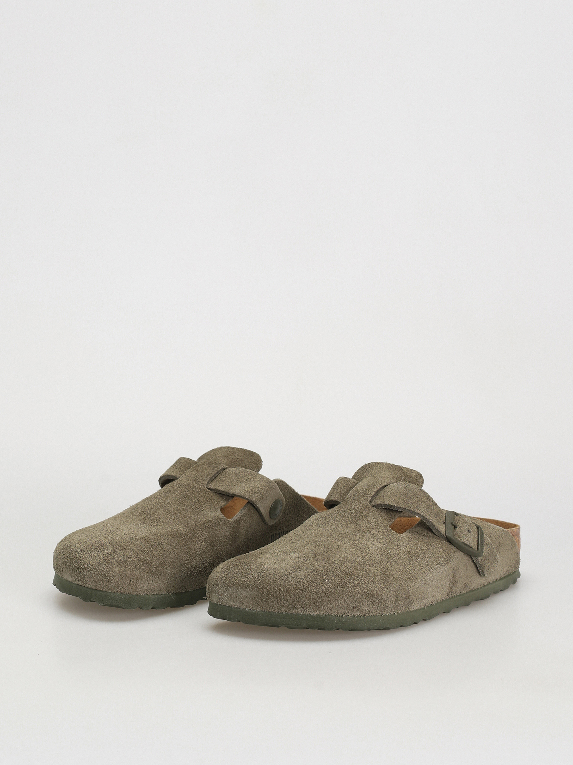 Klapki Birkenstock Boston Suede Narrow Wmn (modern suede thyme)