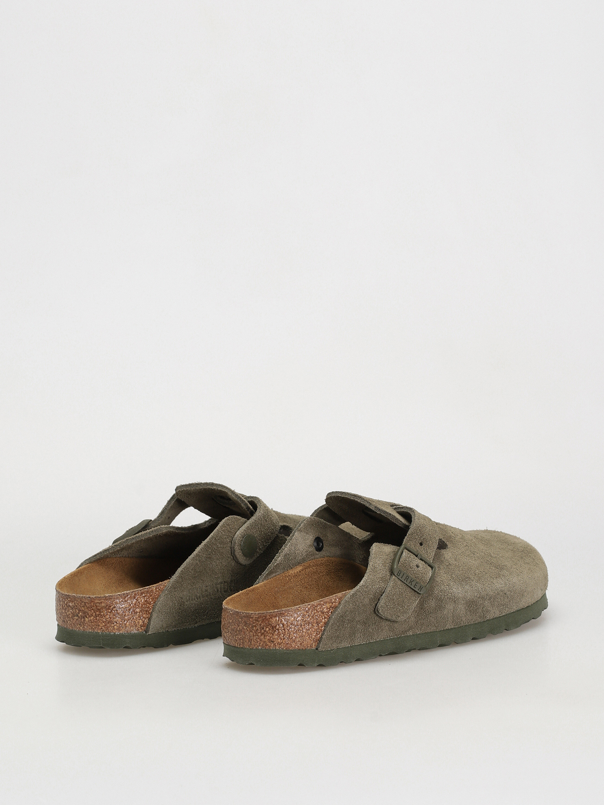 Klapki Birkenstock Boston Suede Narrow Wmn (modern suede thyme)