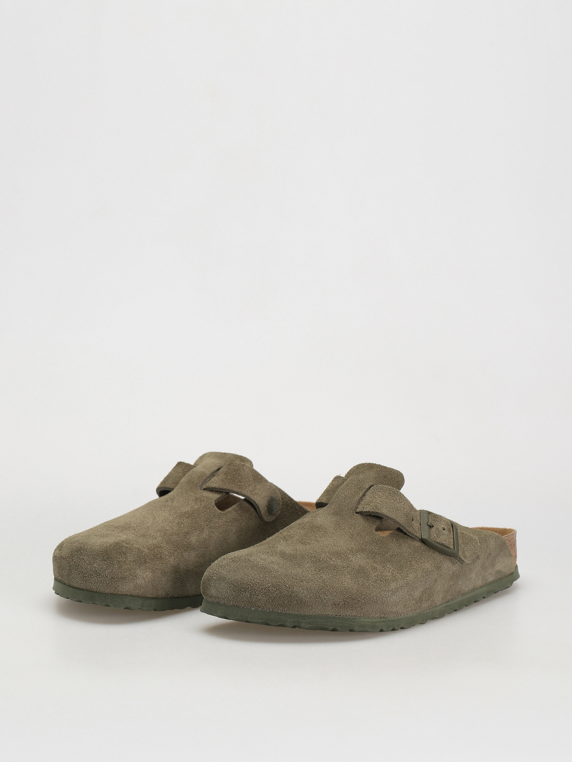 Klapki Birkenstock Boston Suede Regular (modern suede thyme)