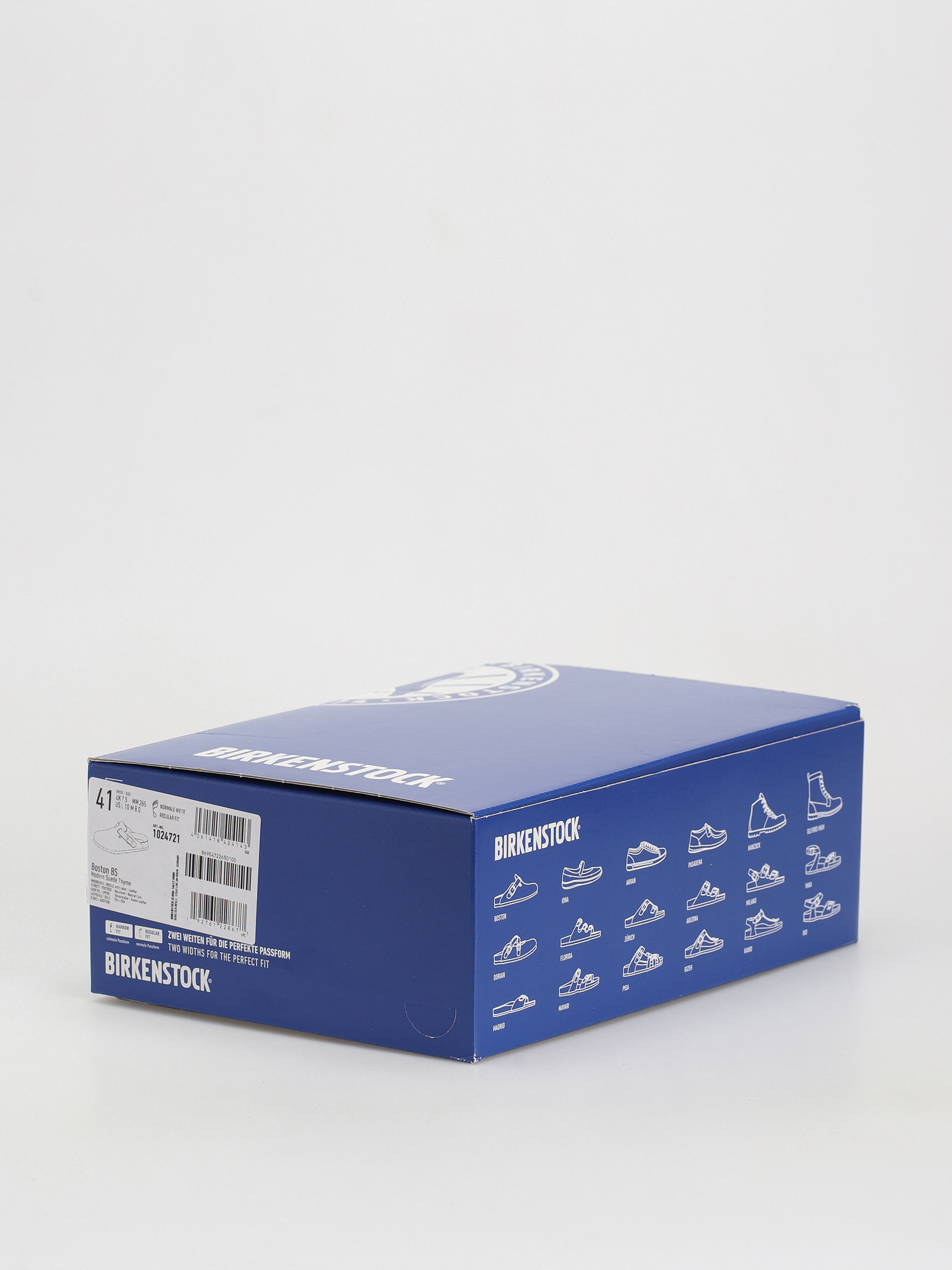 Klapki Birkenstock Boston Suede Regular (modern suede thyme)