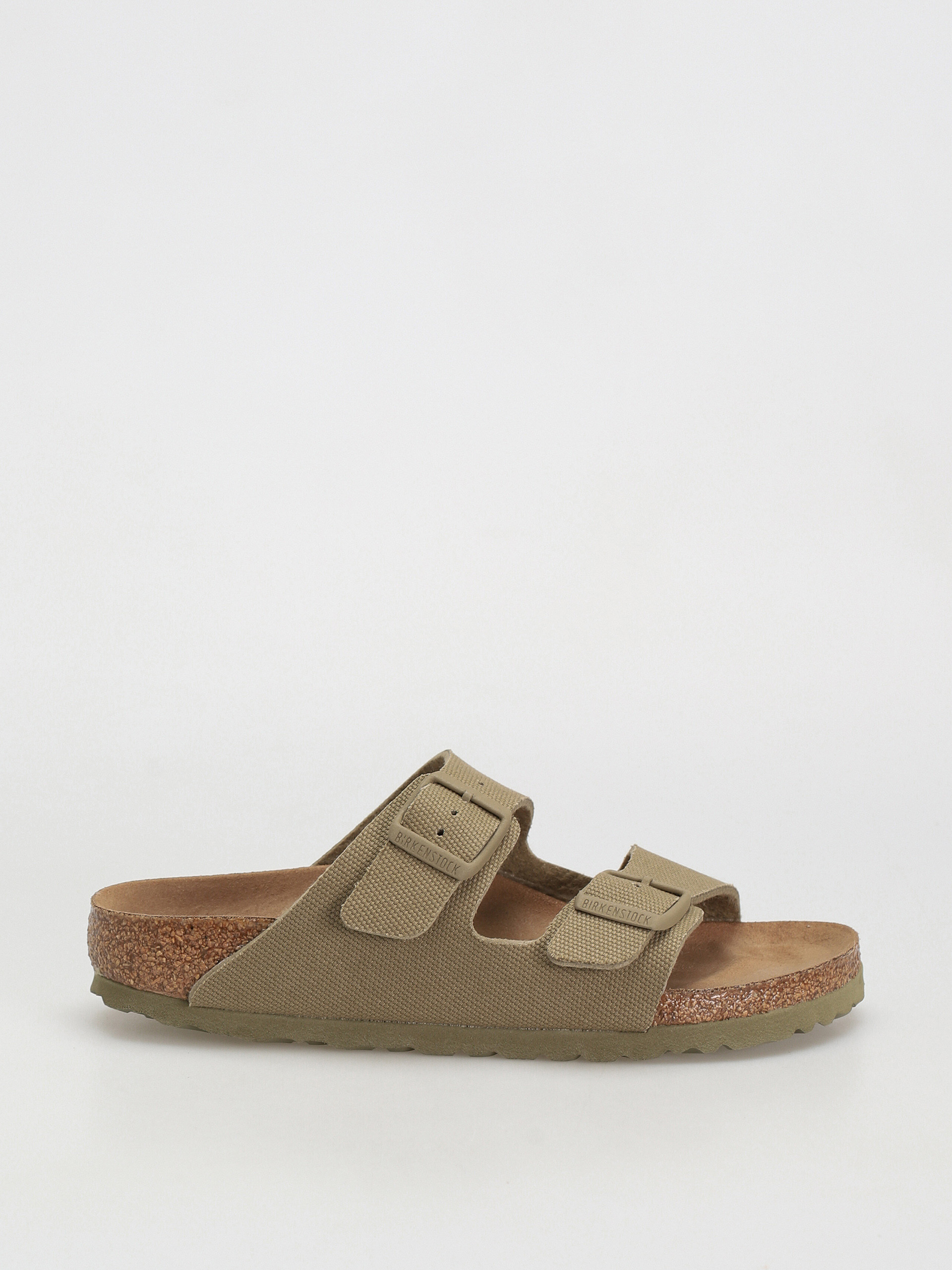 Klapki Birkenstock Arizona Canvas Vegan Narrow Wmn (faded khaki)